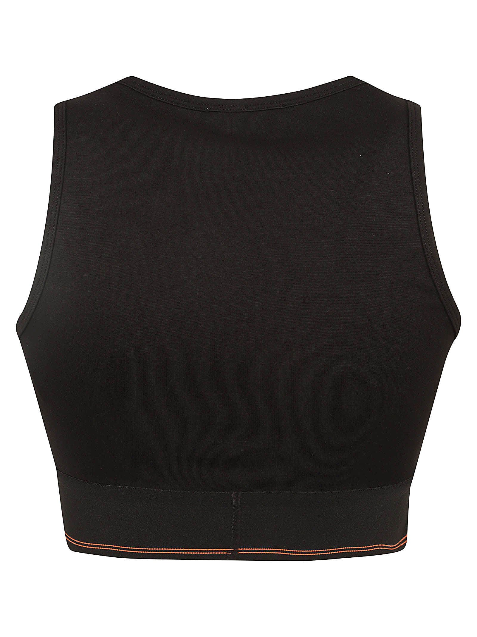 Shop Rabanne Sleeveless Cropped Top In Lack