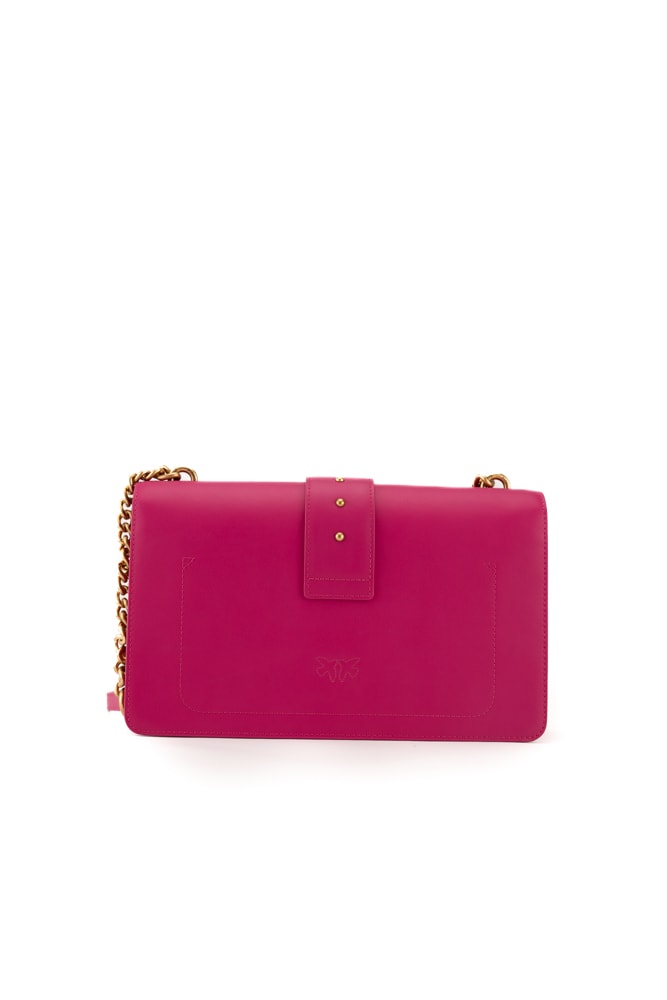 Shop Pinko Classic Love One Simply Bag In Pink