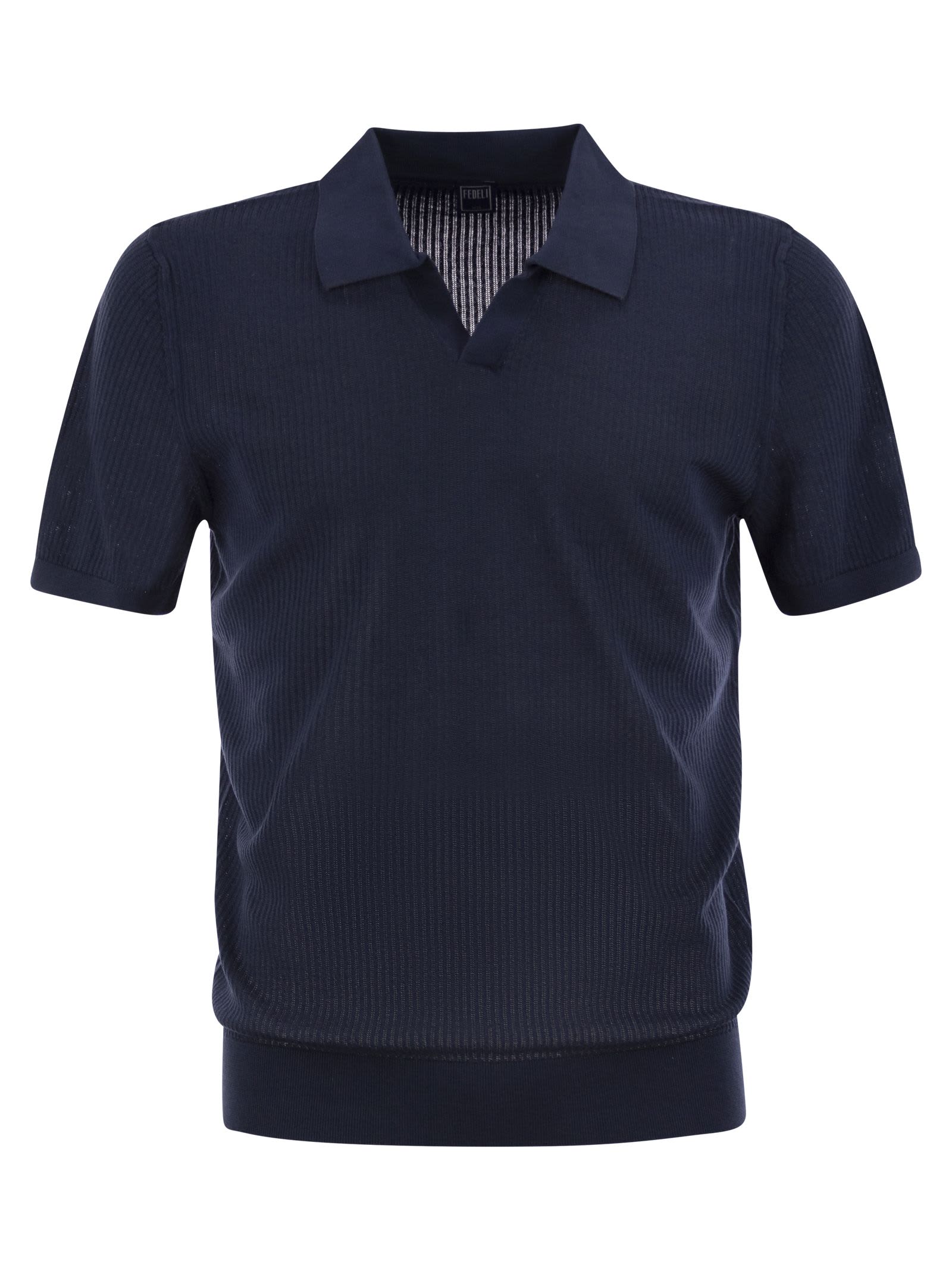 Giza Cotton Short-sleeved Polo Shirt