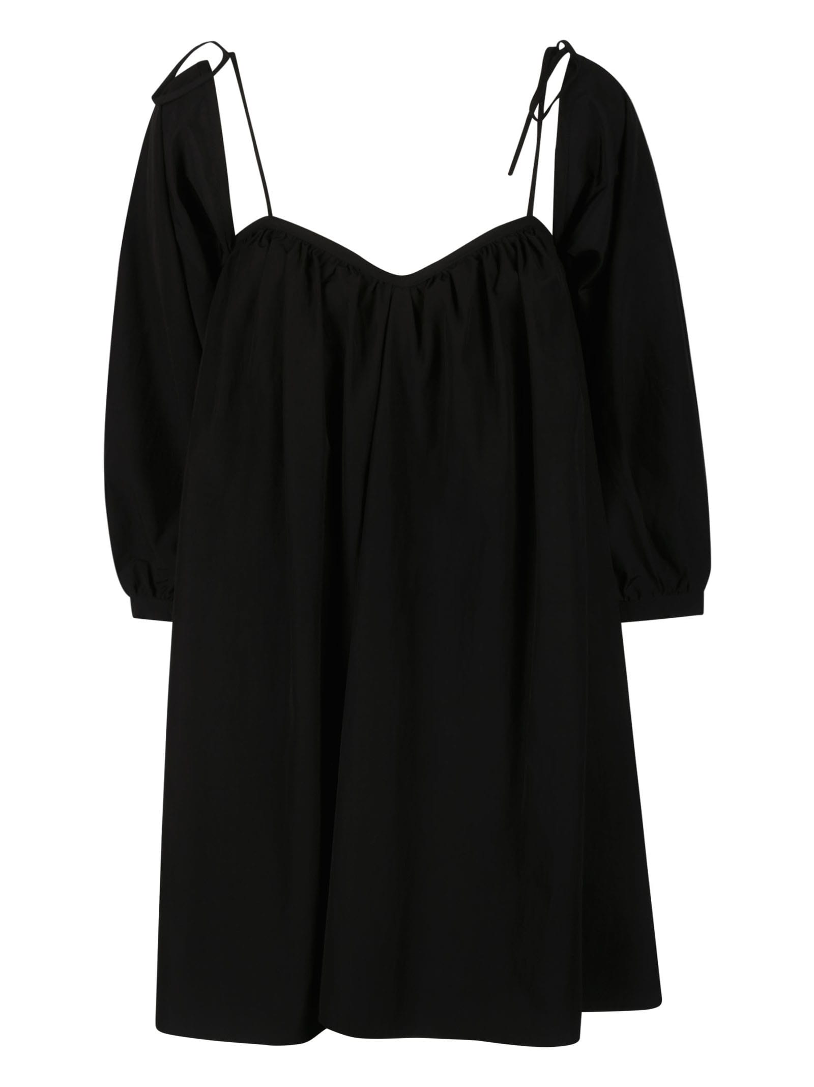 MSGM Removable-sleeved Plain Short Dress