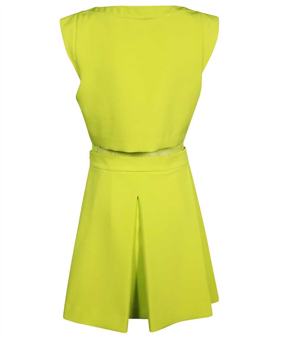 Ermanno Scervino Lace Trim Midi Dress In Green