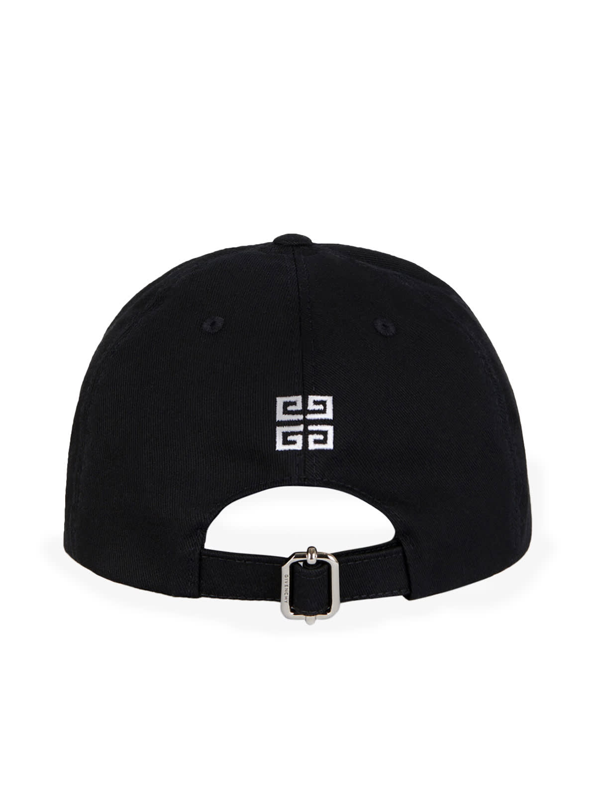 Shop Givenchy Curved Cap With Embroidered Logo In Black