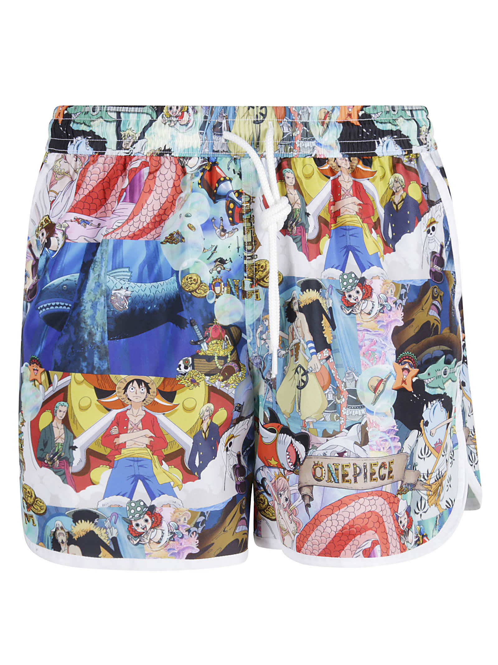 GCDS One Piece All-over Print Shorts