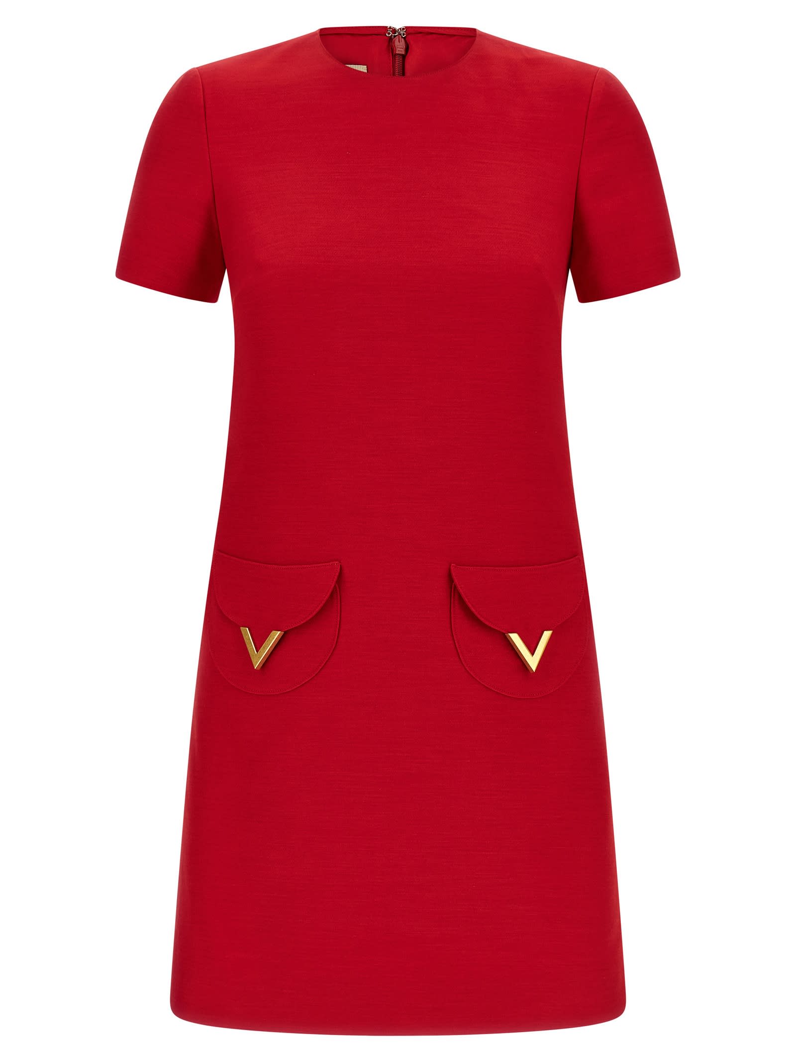 Valentino Garavani V Gold Dress