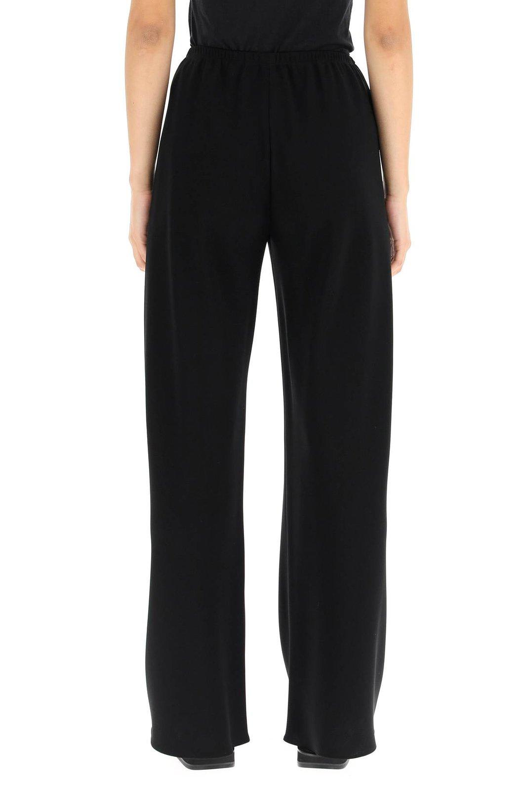 The Row Gala Wide-leg Trousers In Black