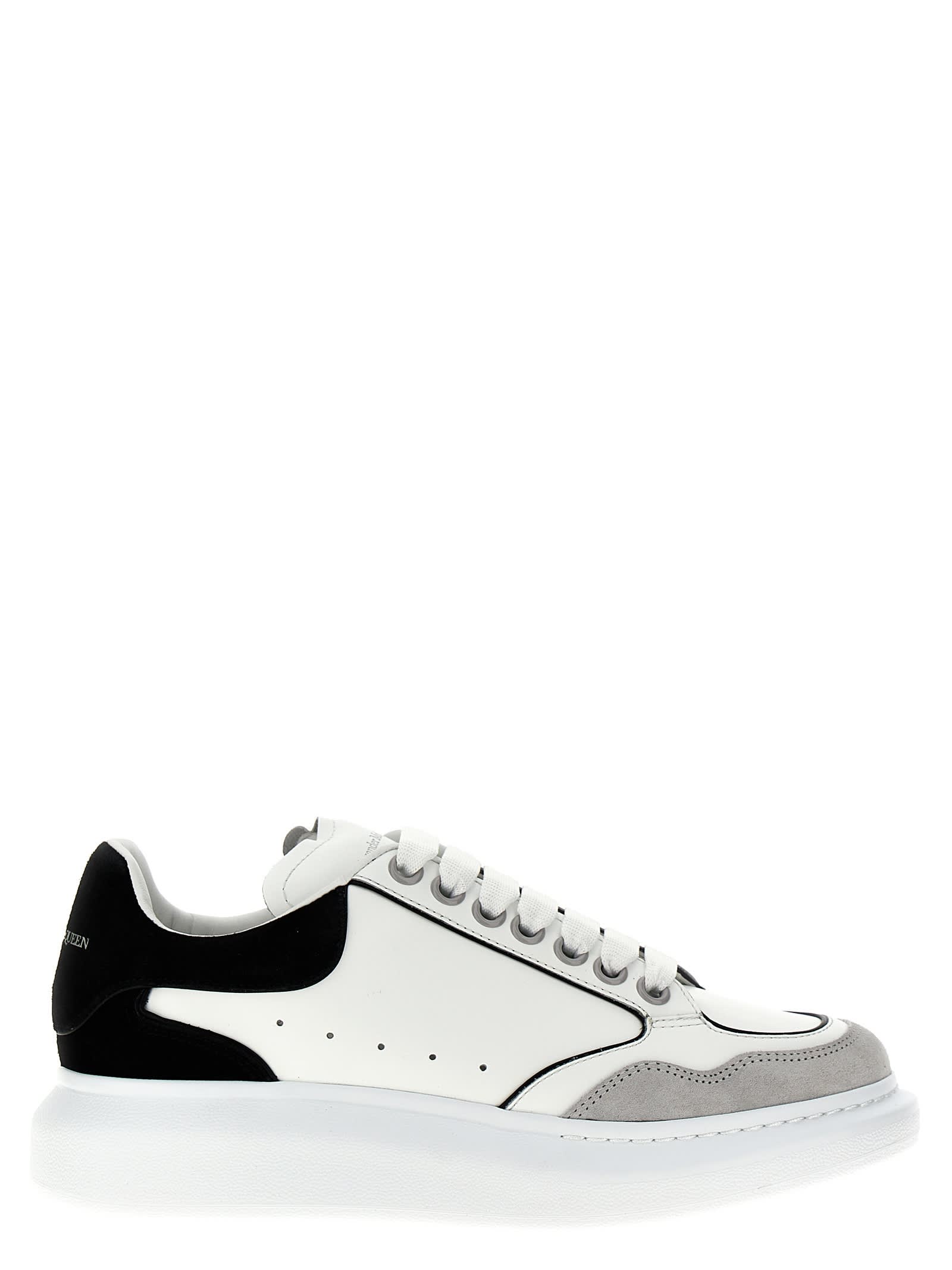 Shop Alexander Mcqueen Larry Sneakers In White/black