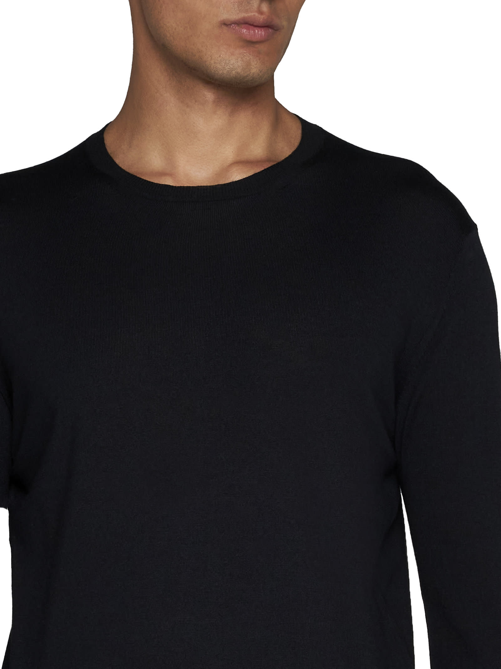 Shop Low Brand Sweater In Jet Black