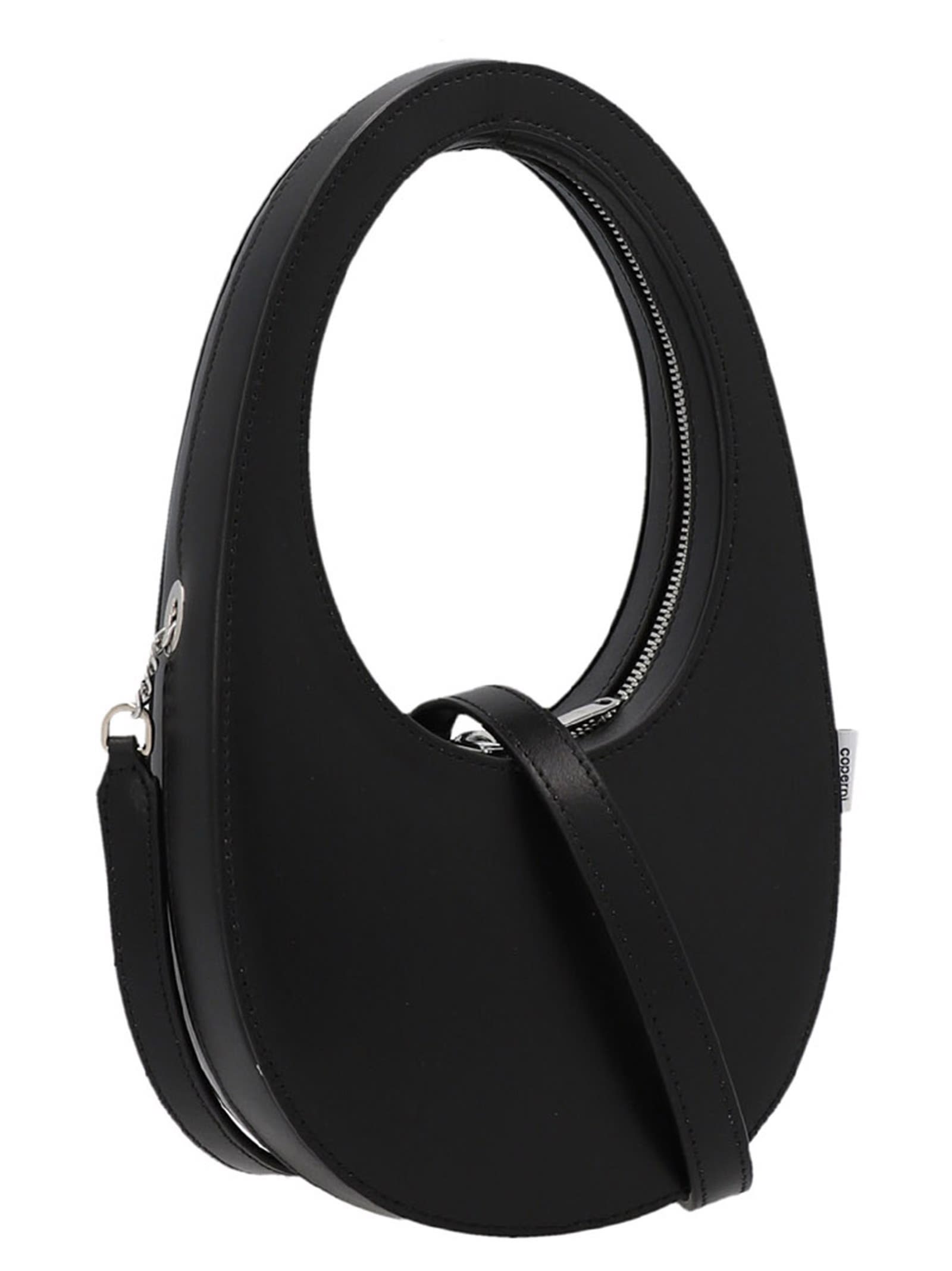 Shop Coperni Mini Swipe Bag Crossbody Bag In Nero