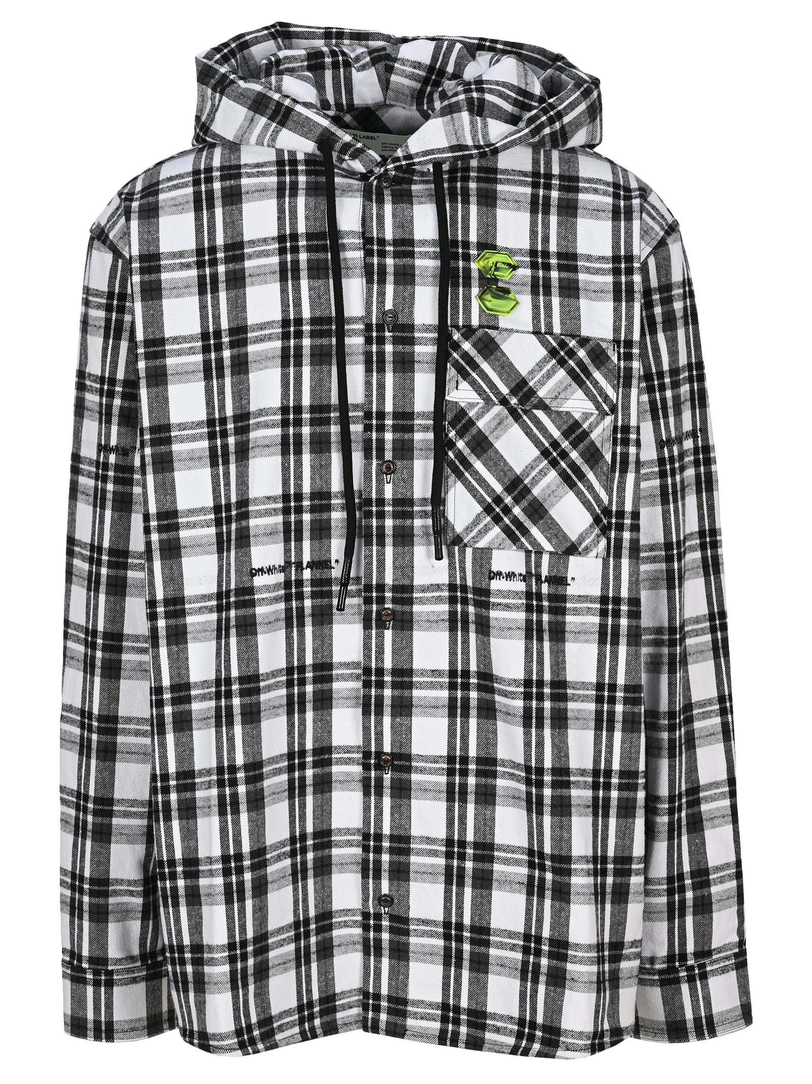 off white checkered jacket