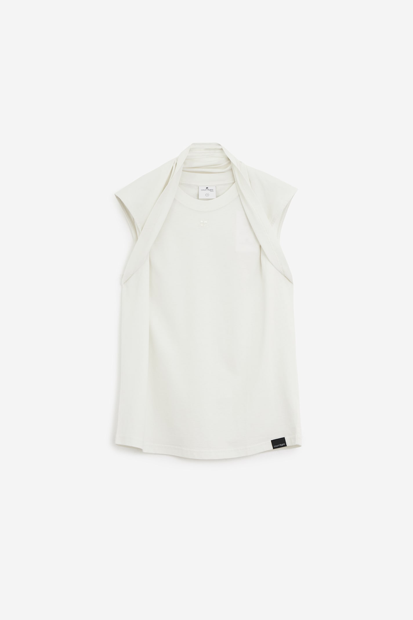 Shop Courrèges Multi Styling Top Topwear In Natural