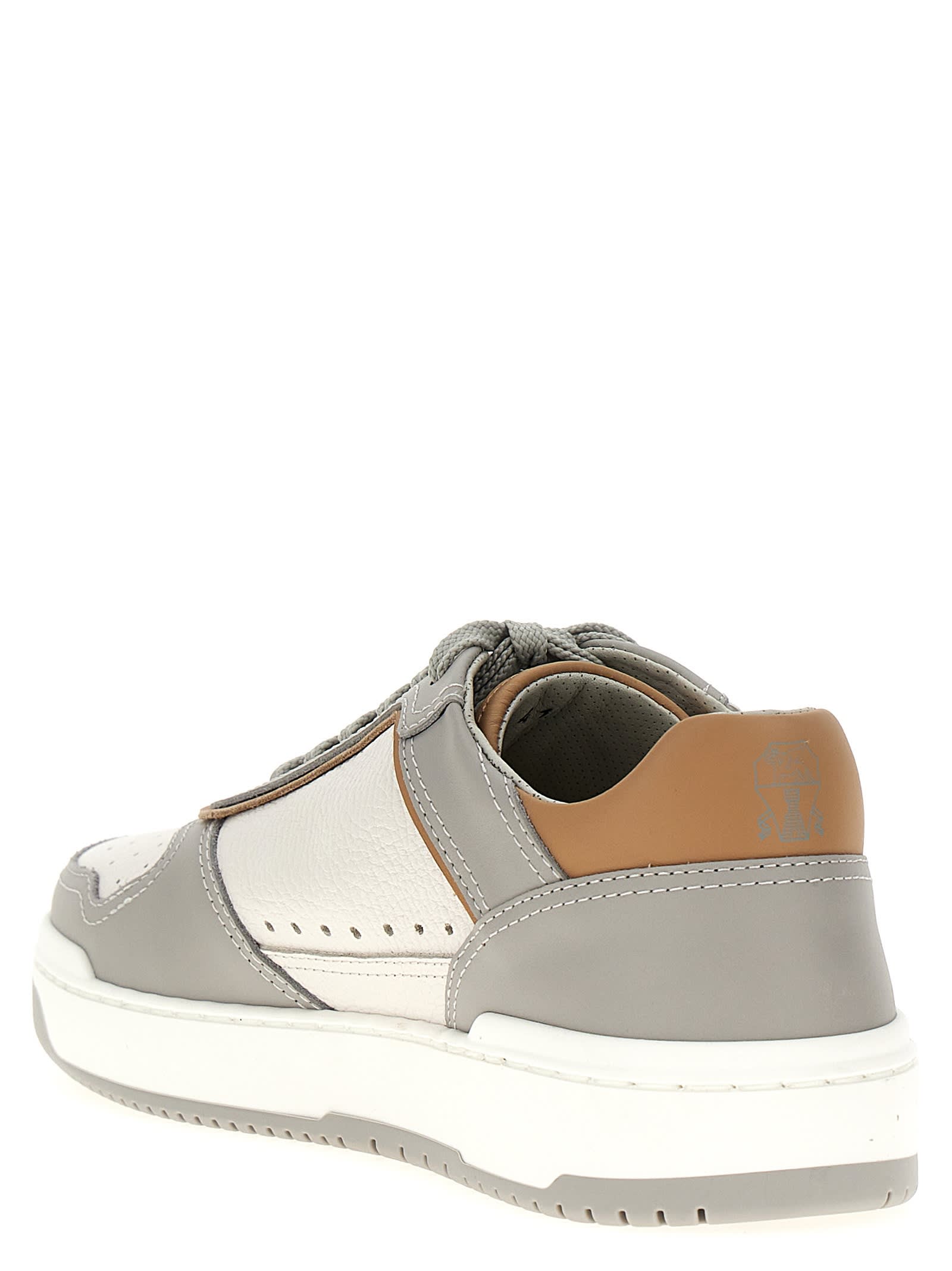 Shop Brunello Cucinelli Slam Sneakers In Gray
