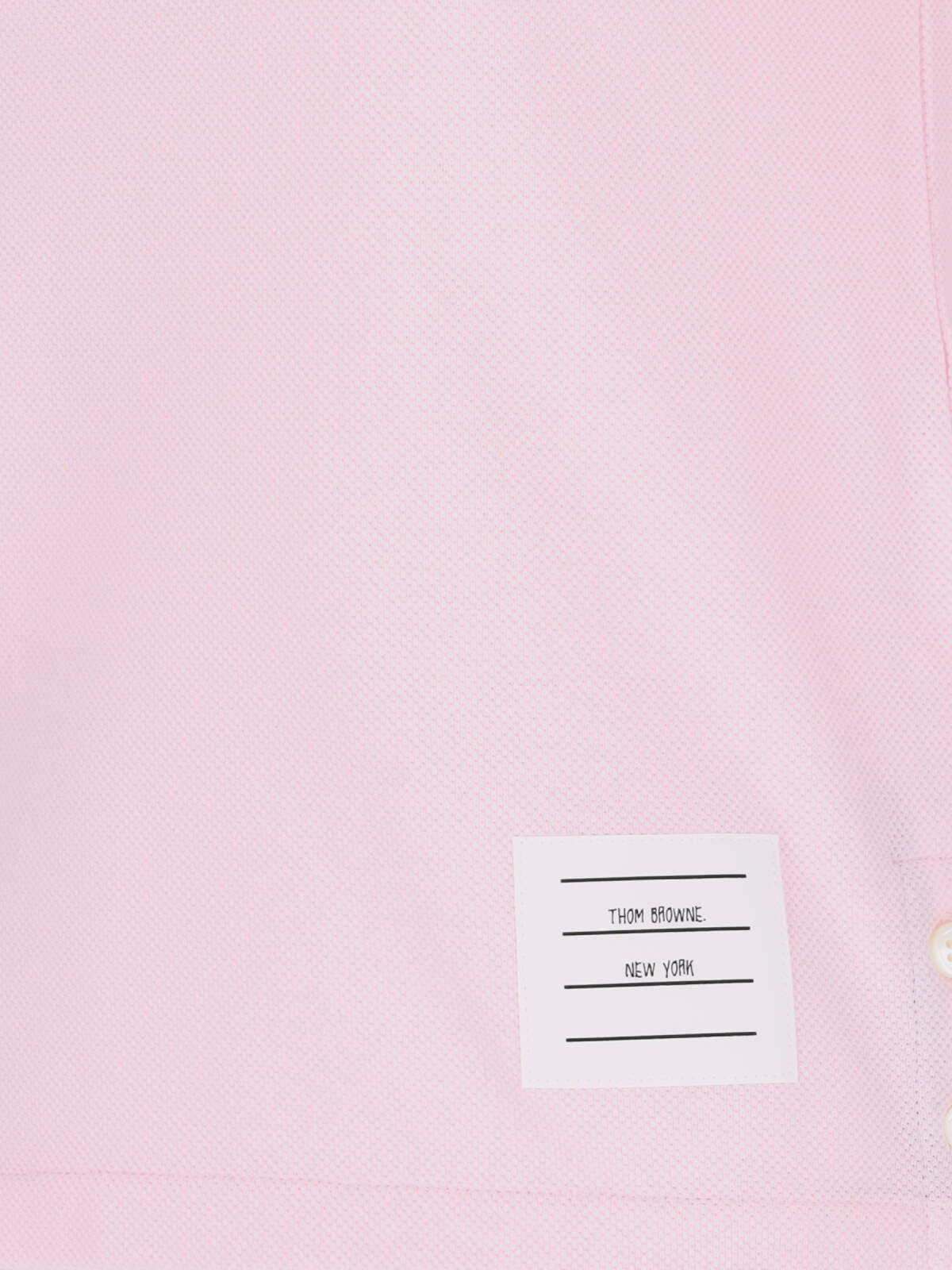 Shop Thom Browne Tricolor Detail T-shirt On The Back In Pink