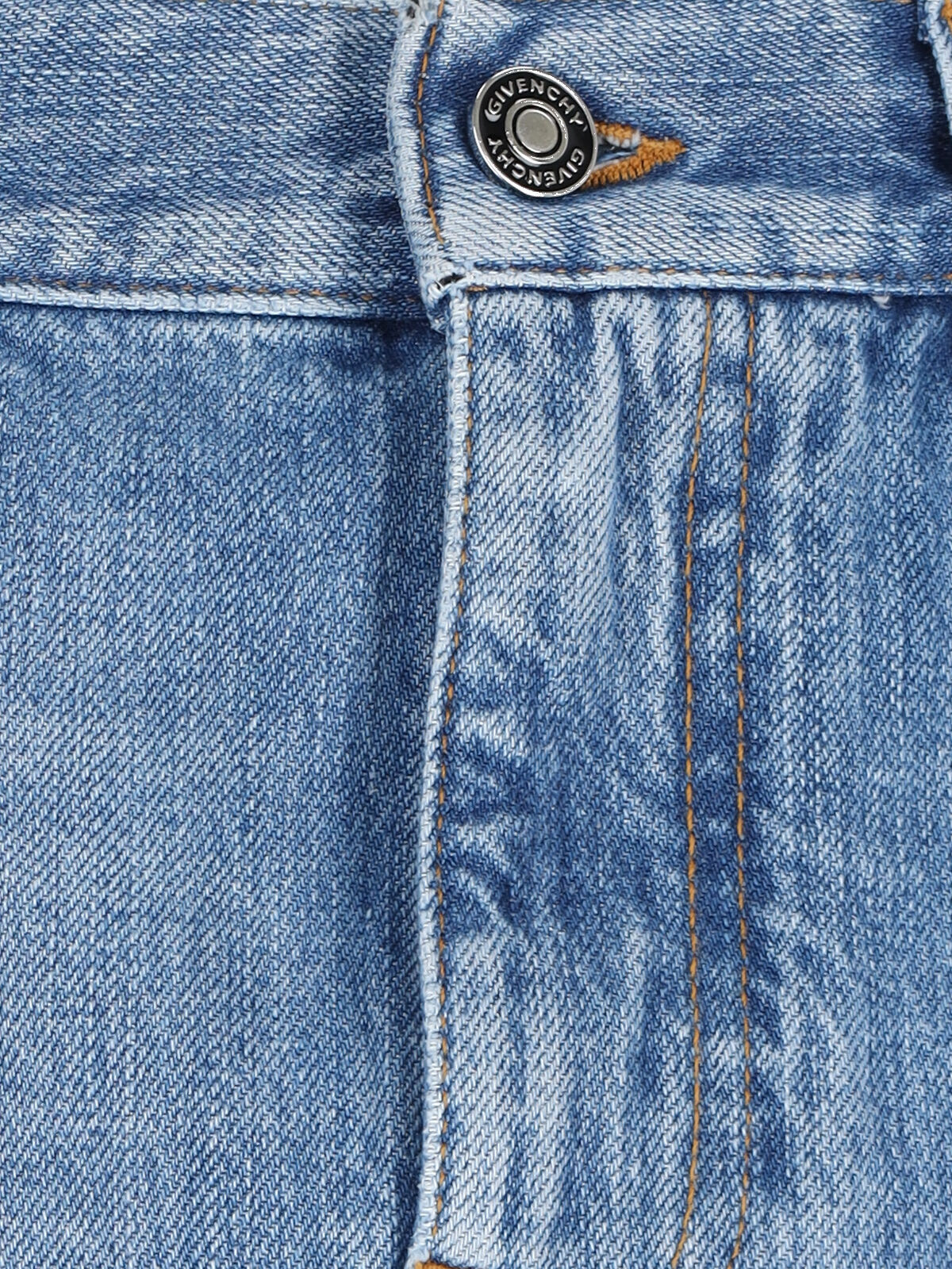 Givenchy Denim Midi Skirt In Blue