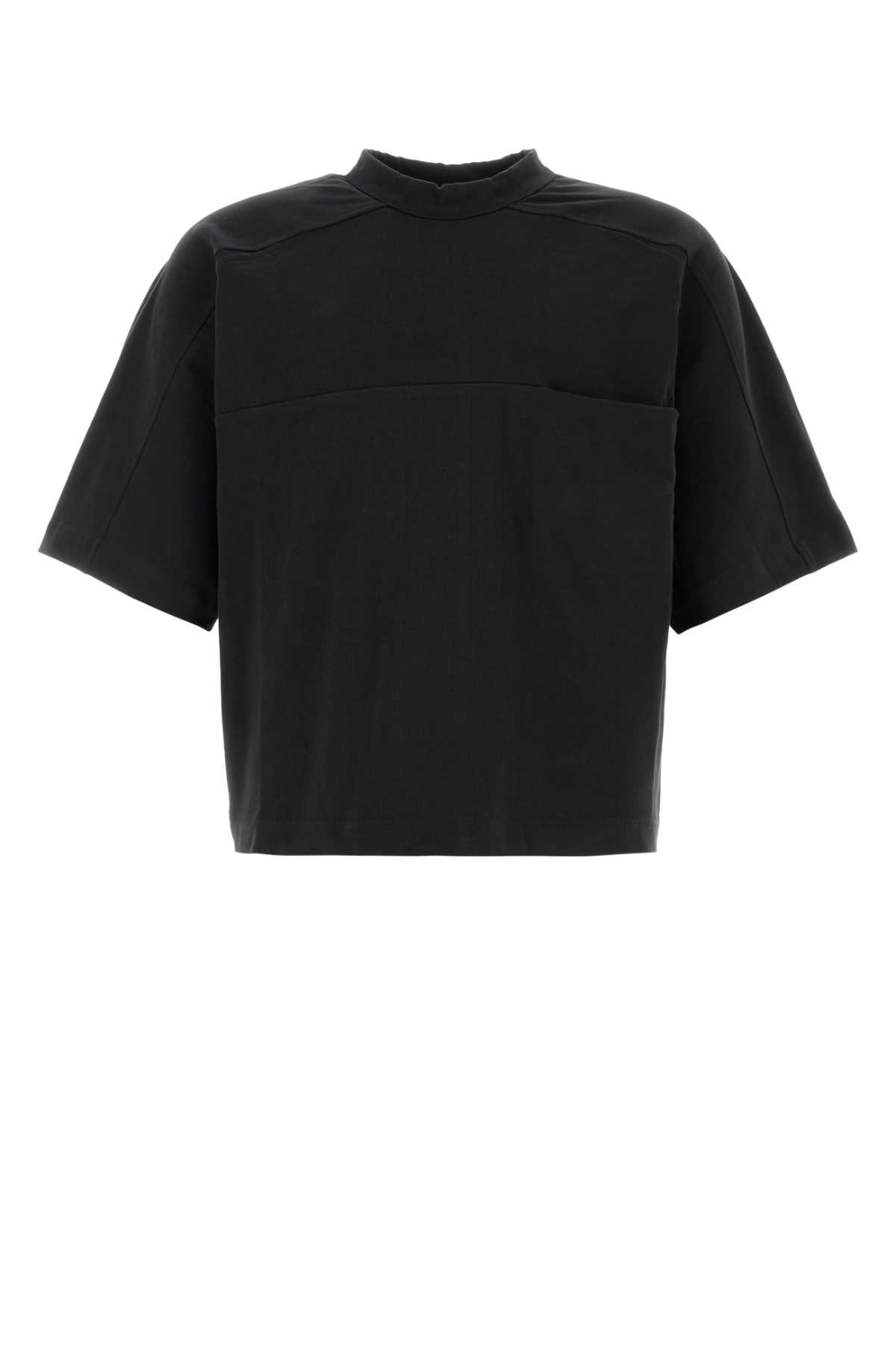 Black Cotton Oversize T-shirt