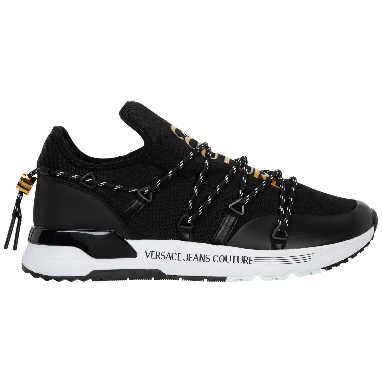 Versace Jeans Couture Men's Shoes Trainers Sneakers Dynamic In Black ...