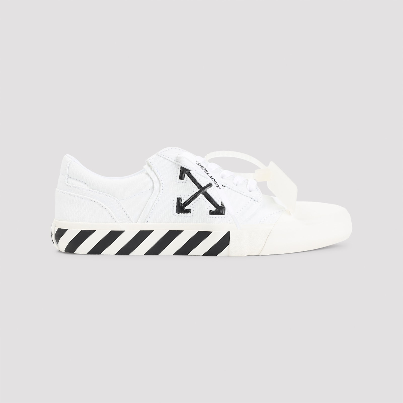 Off-white Vulc Undercut Canvas Low-top Sneakers In Animal Print