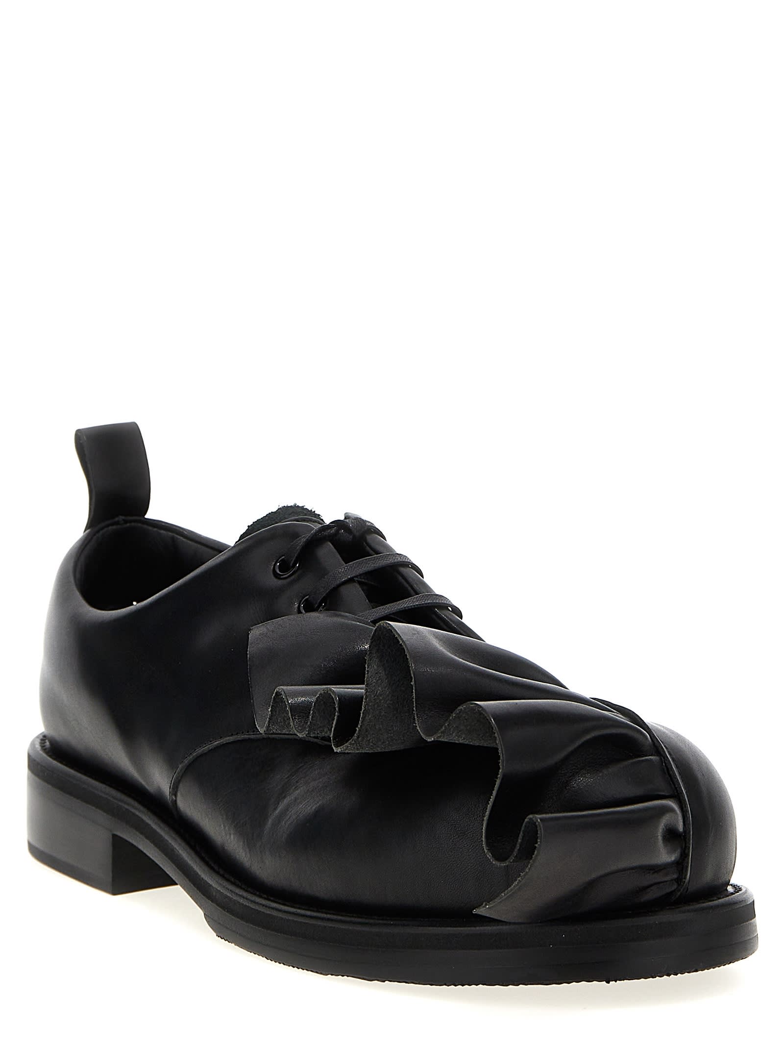 Comme Des Garçons Homme Deux Comme Des Garçons Homme Plus Gaite Kids Love Lace-up Shoes In Black