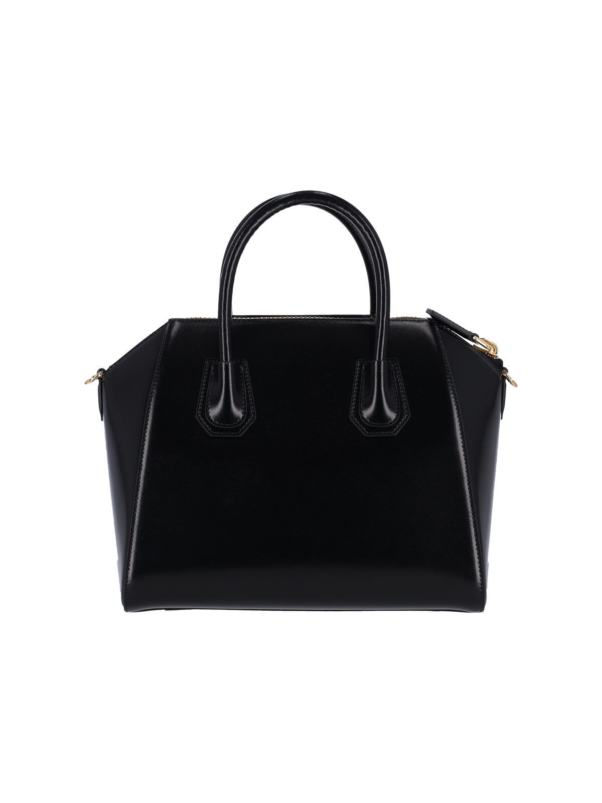 Givenchy Small Leather Shoulder Bag With Structured Silhouette In Black