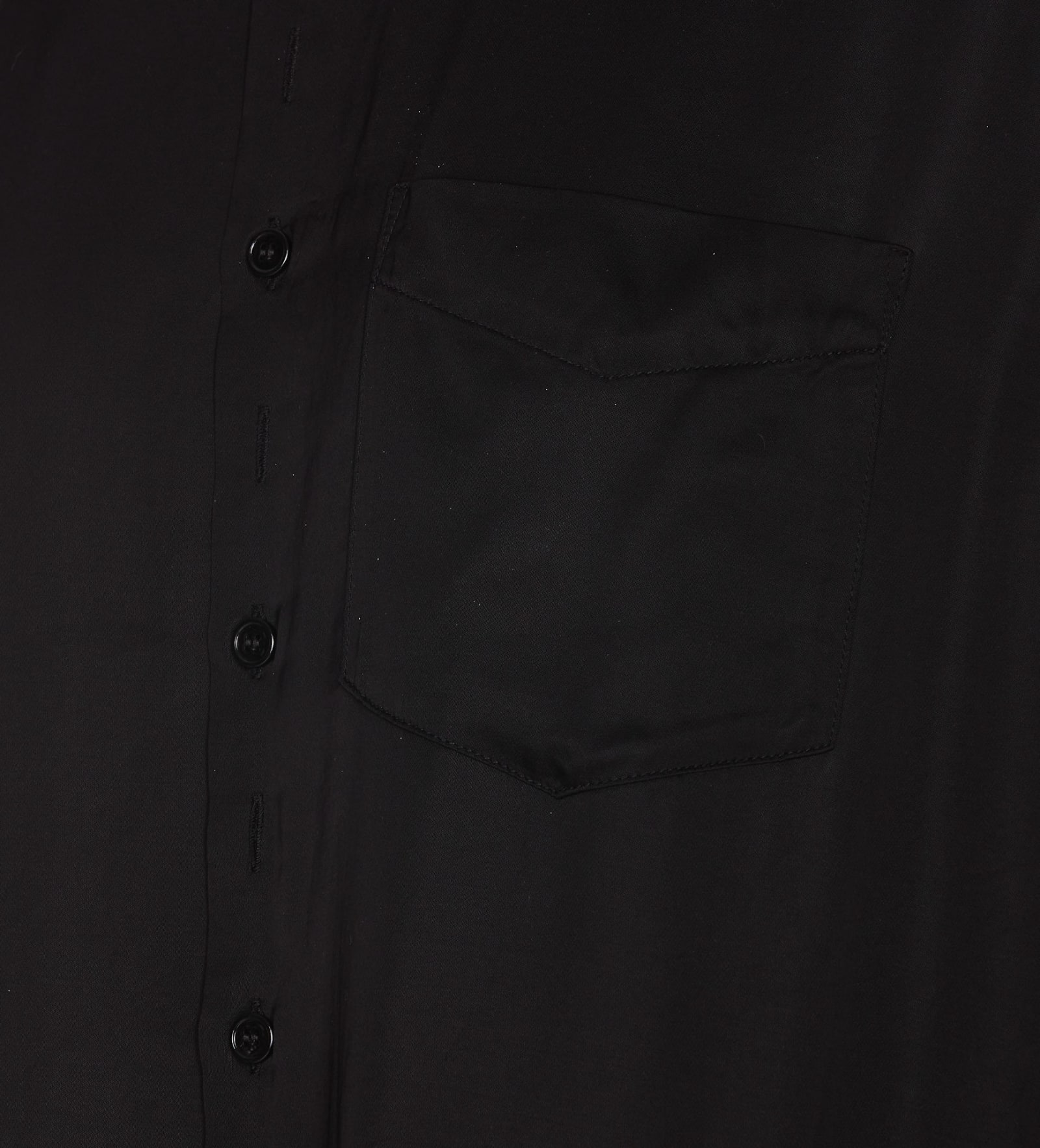 Shop Mm6 Maison Margiela Distressed Shirt In Black