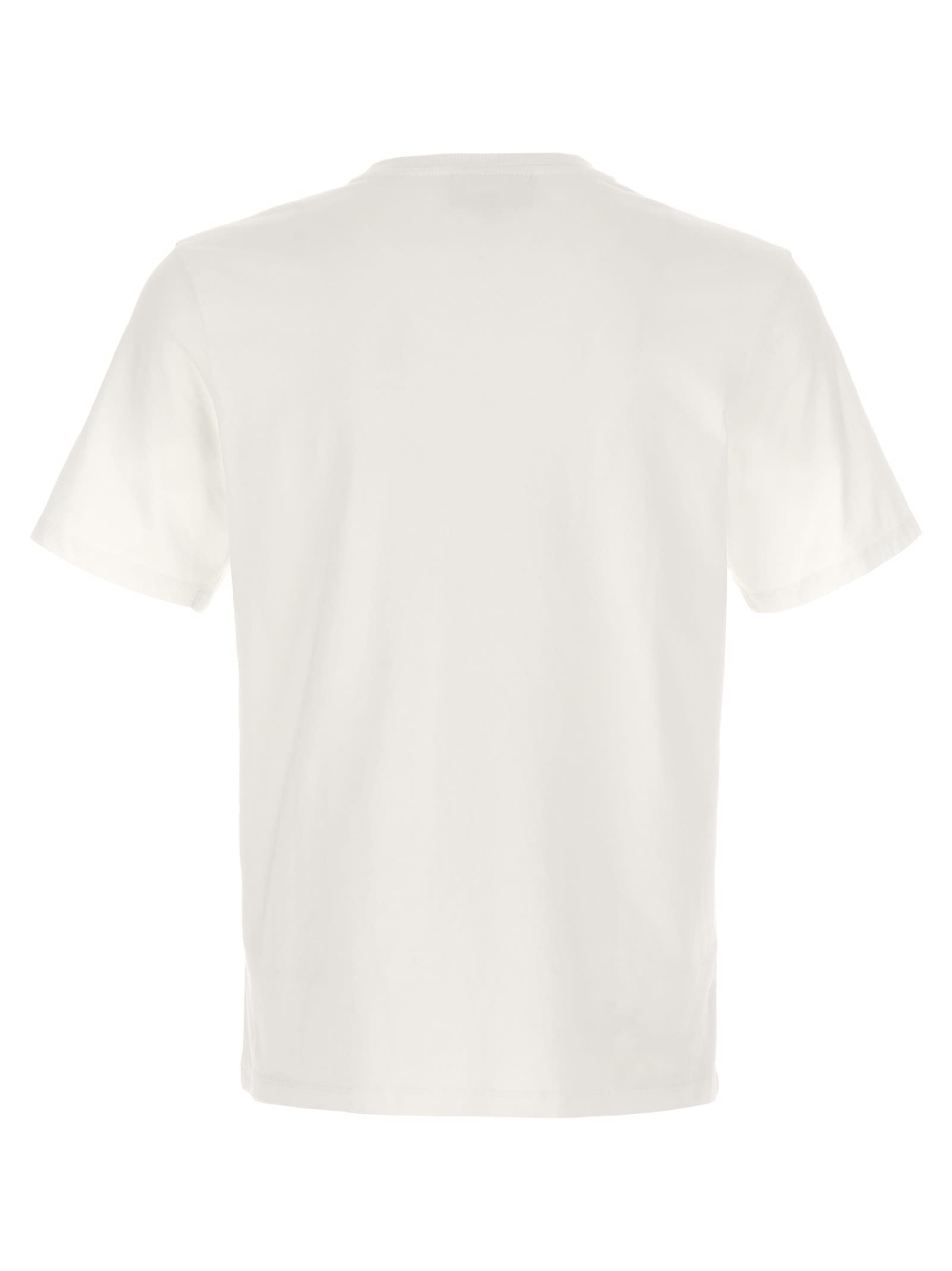 Maison Kitsuné Chillax Fox T-shirt In White