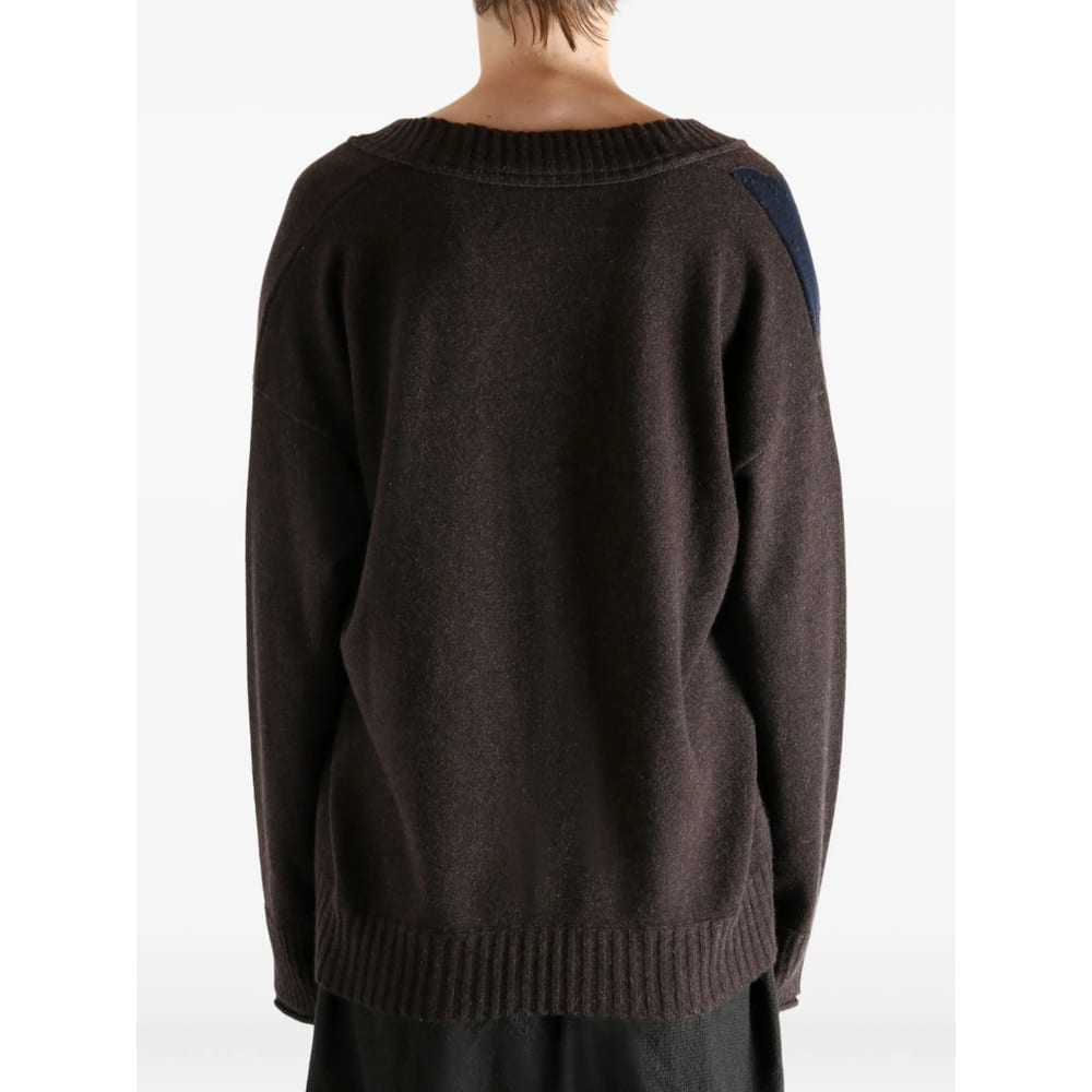Ziggy Chen Sweater In Brown