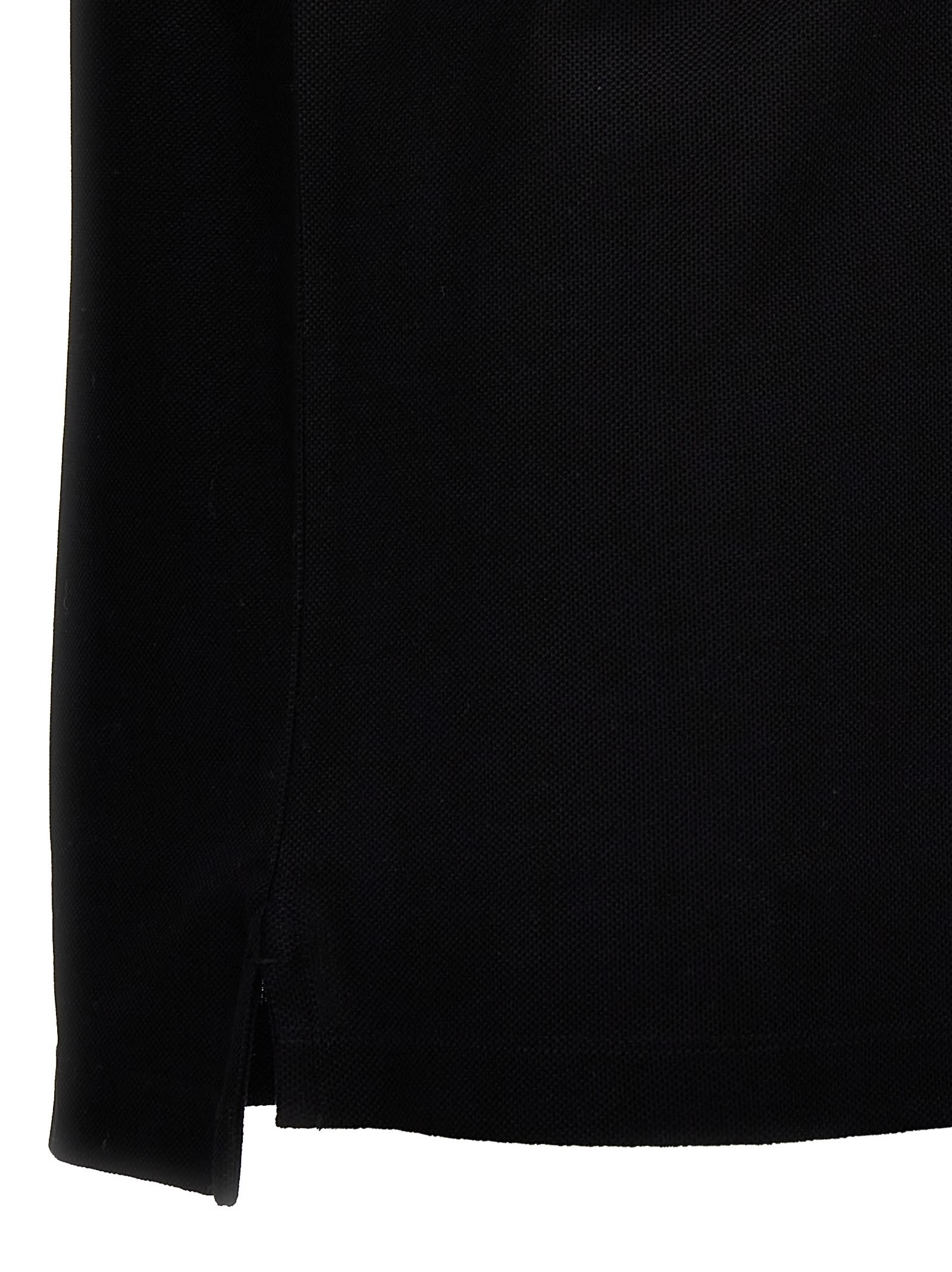 Shop Burberry Edney Polo Shirt In Black