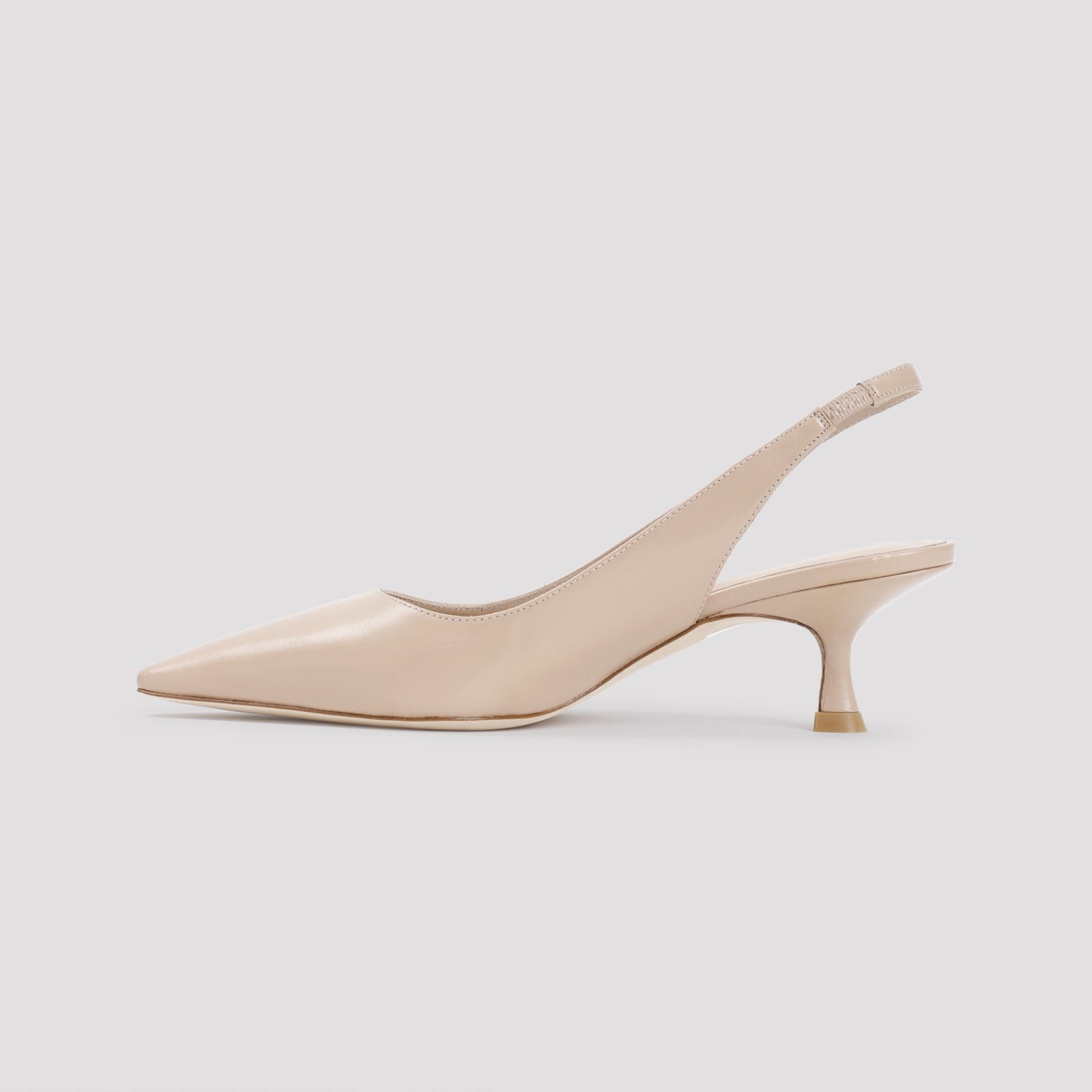 Shop Stuart Weitzman Naomi 50 Slingback In Ajm Adobe