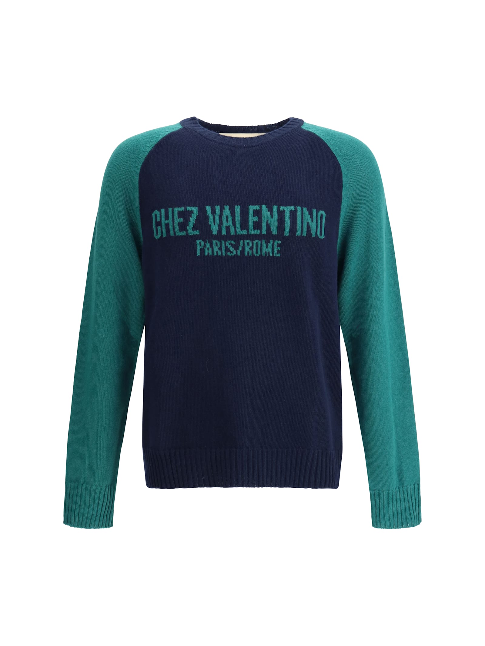 Valentino Garavani  Garavani 'chez ' Jersey In Blue