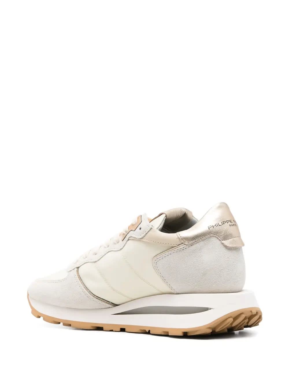Philippe Model Tropez Haute Sneakers In Beige