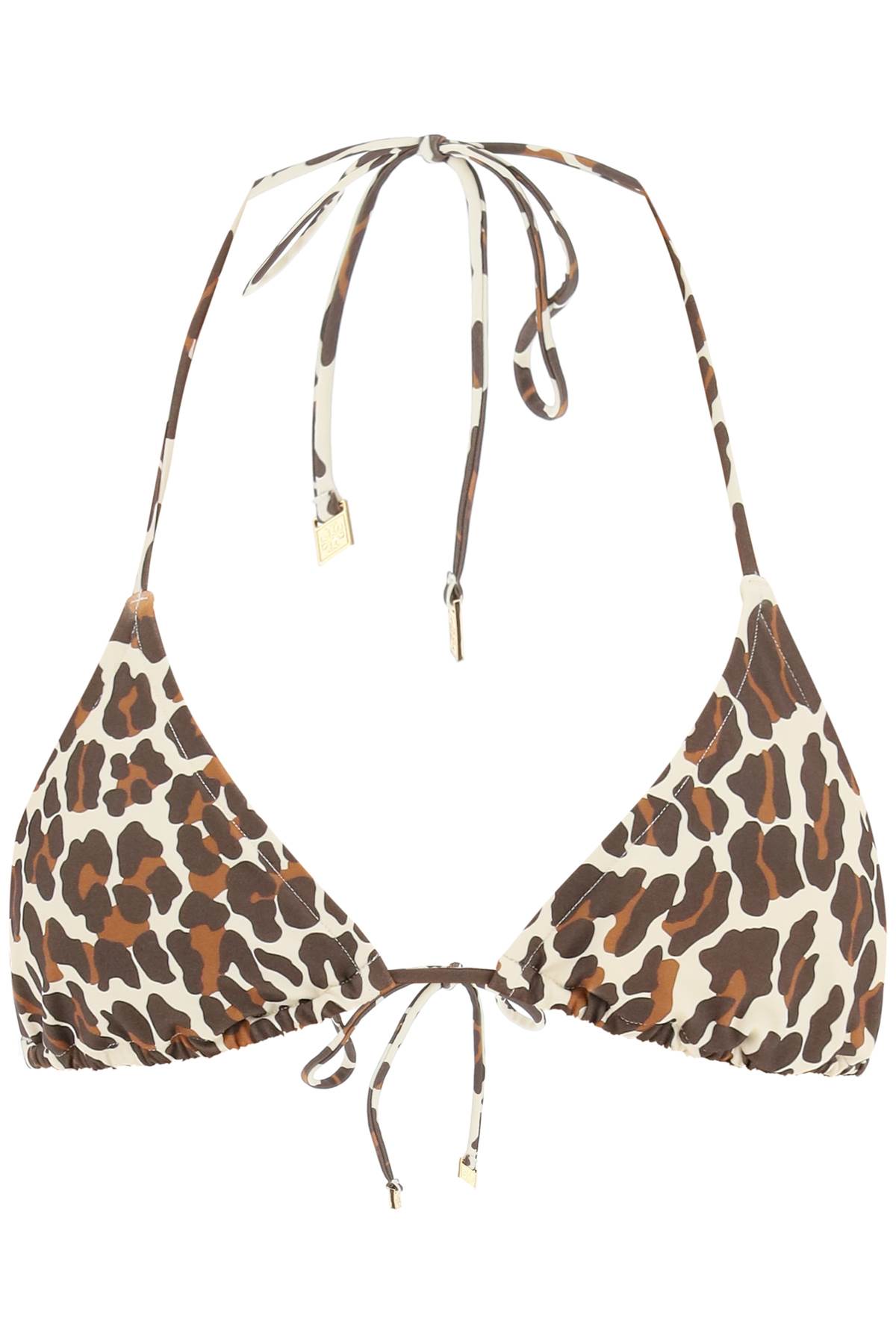 Tory Burch Leopard Printed Bikini Top