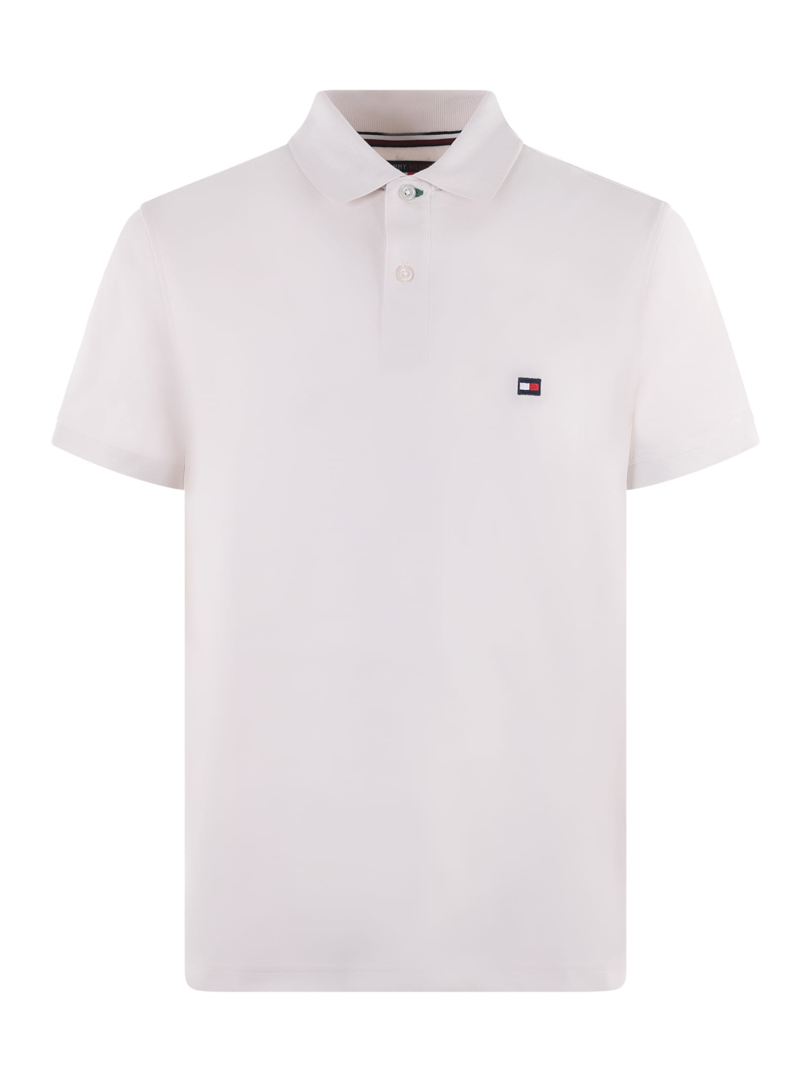 Tommy Hilfiger Polo Shirt In Gesso