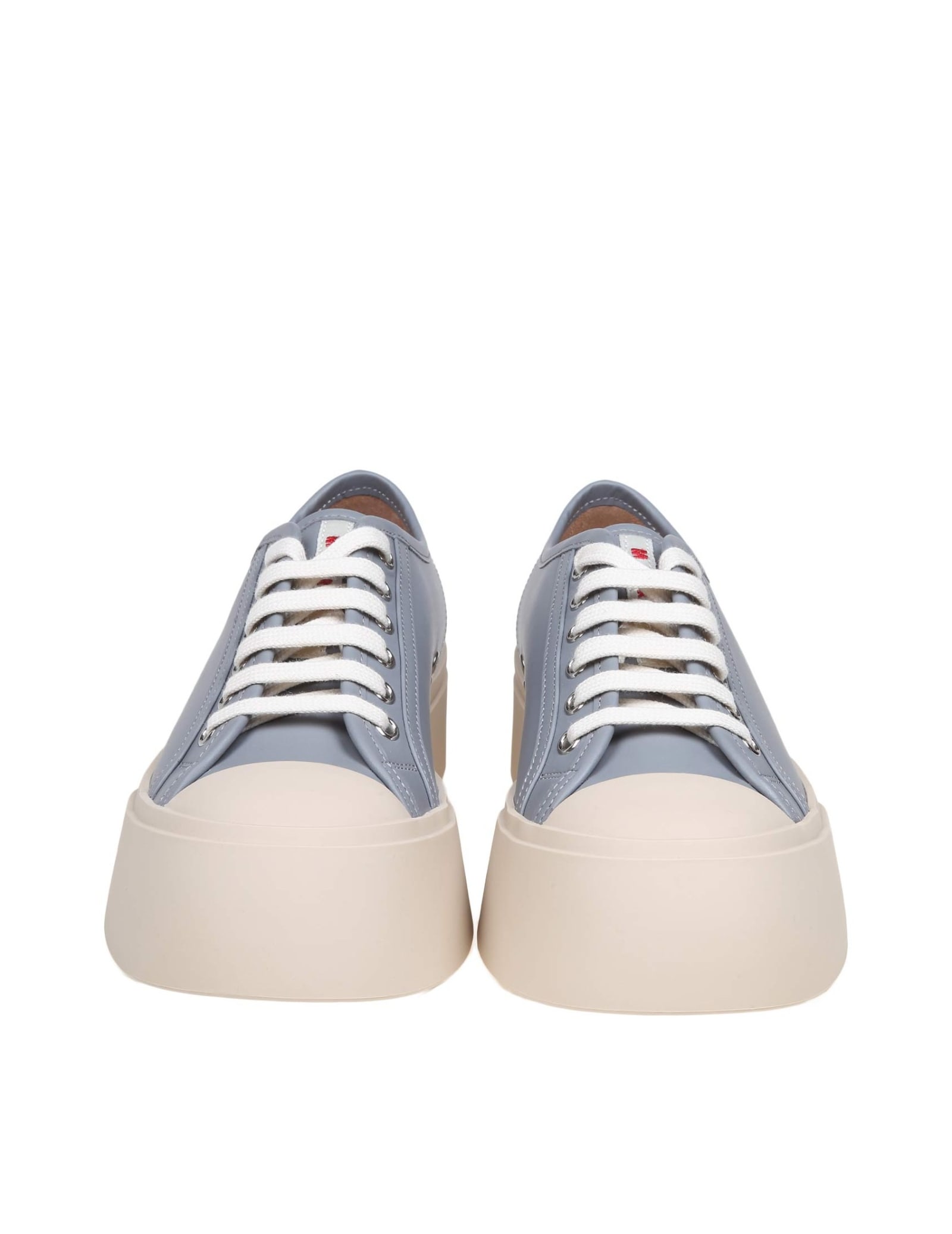 Shop Marni Pablo Sneakers In Gray Nappa In Grey