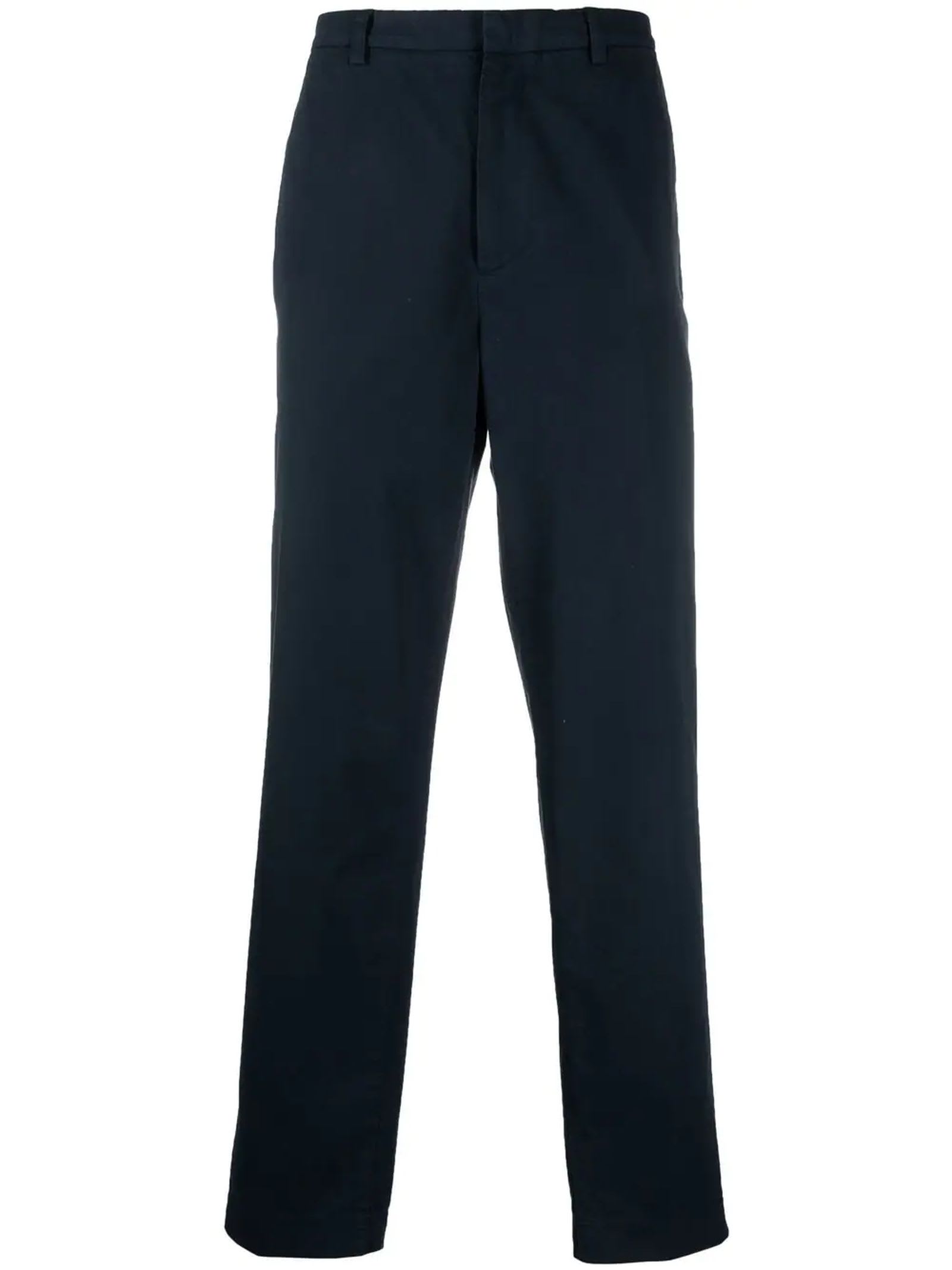 A.P.C. Navy Blue Cotton Trousers