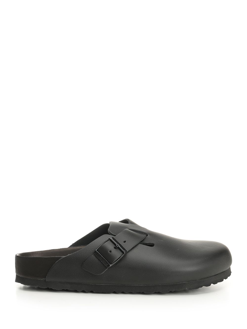 boston Black Leather Clog