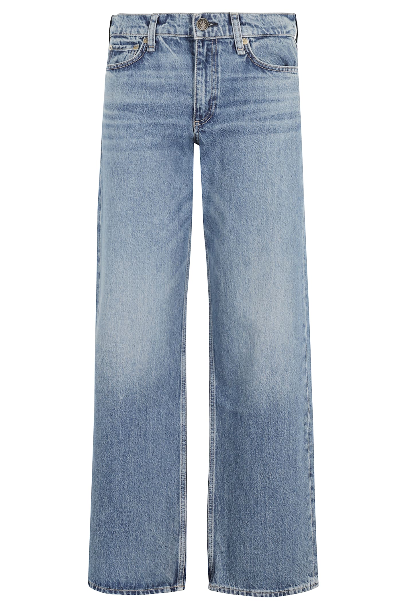 Federica Tosi Pantalone Ampio Frescolana In Blue
