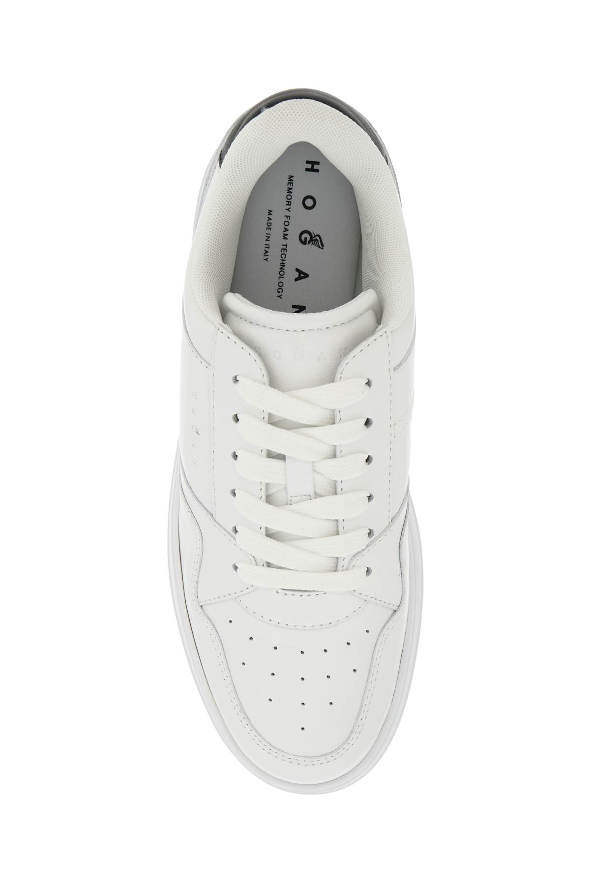 Shop Hogan Platform Skyscraper Sneakers With In B001(bianco)+b999(nero) (white)