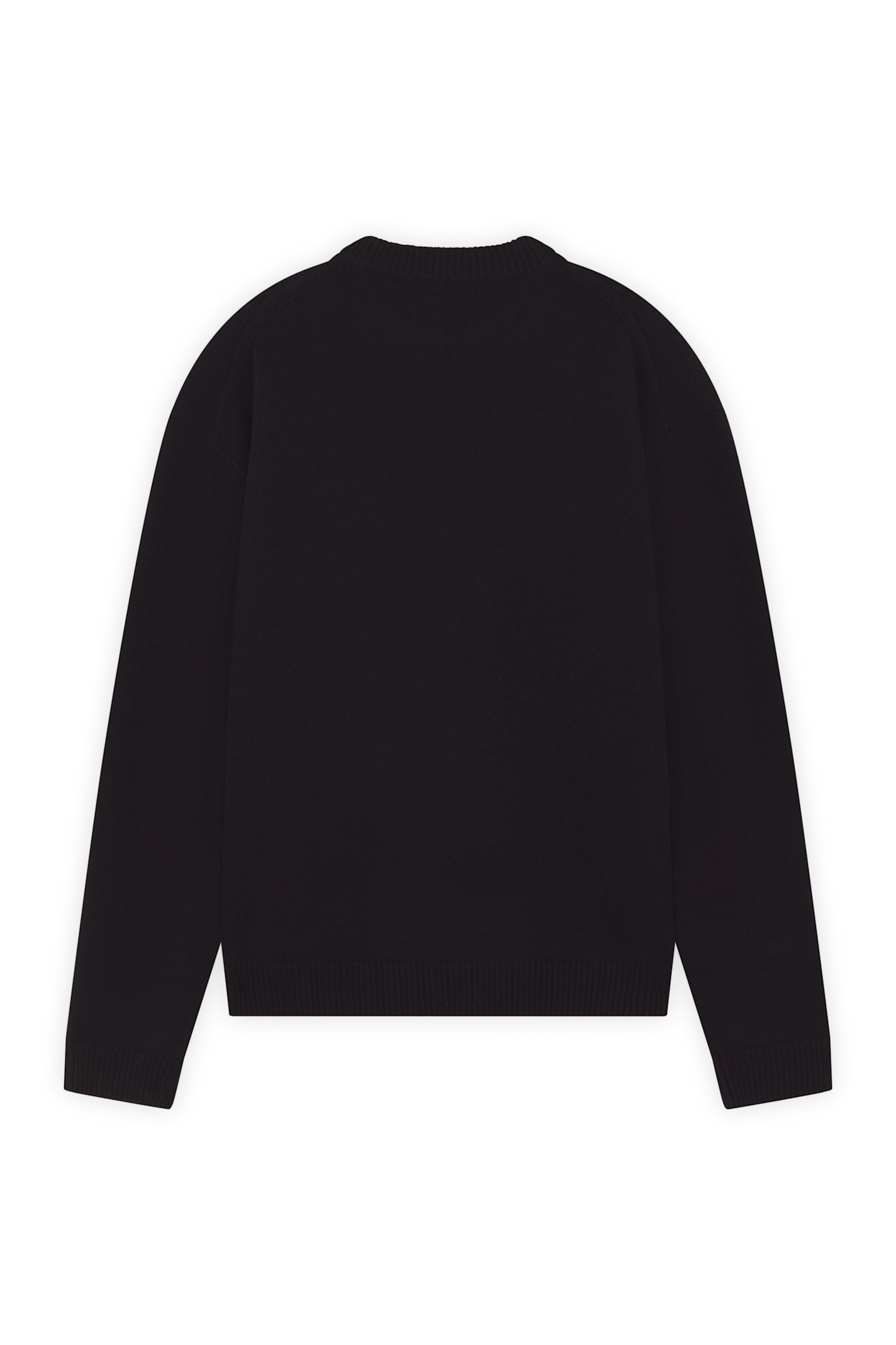 Shop Maison Kitsuné Fox Head Intarsia Comfort Jumper In Black