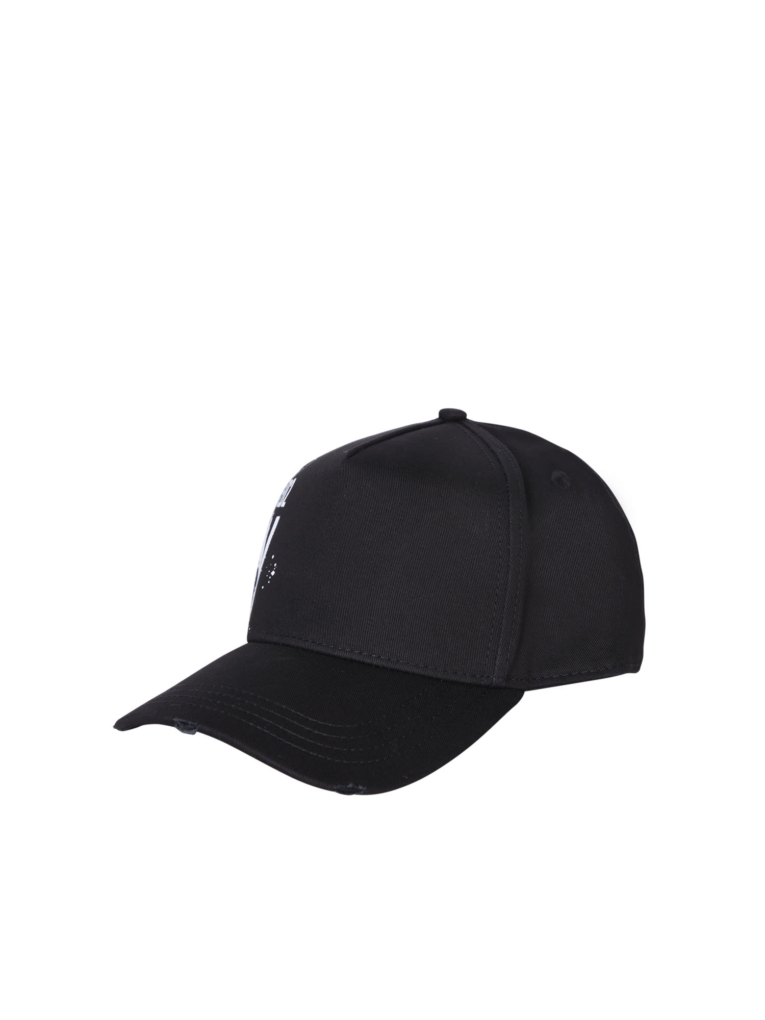 Shop Dsquared2 Icon Splash Black Baseball Cap
