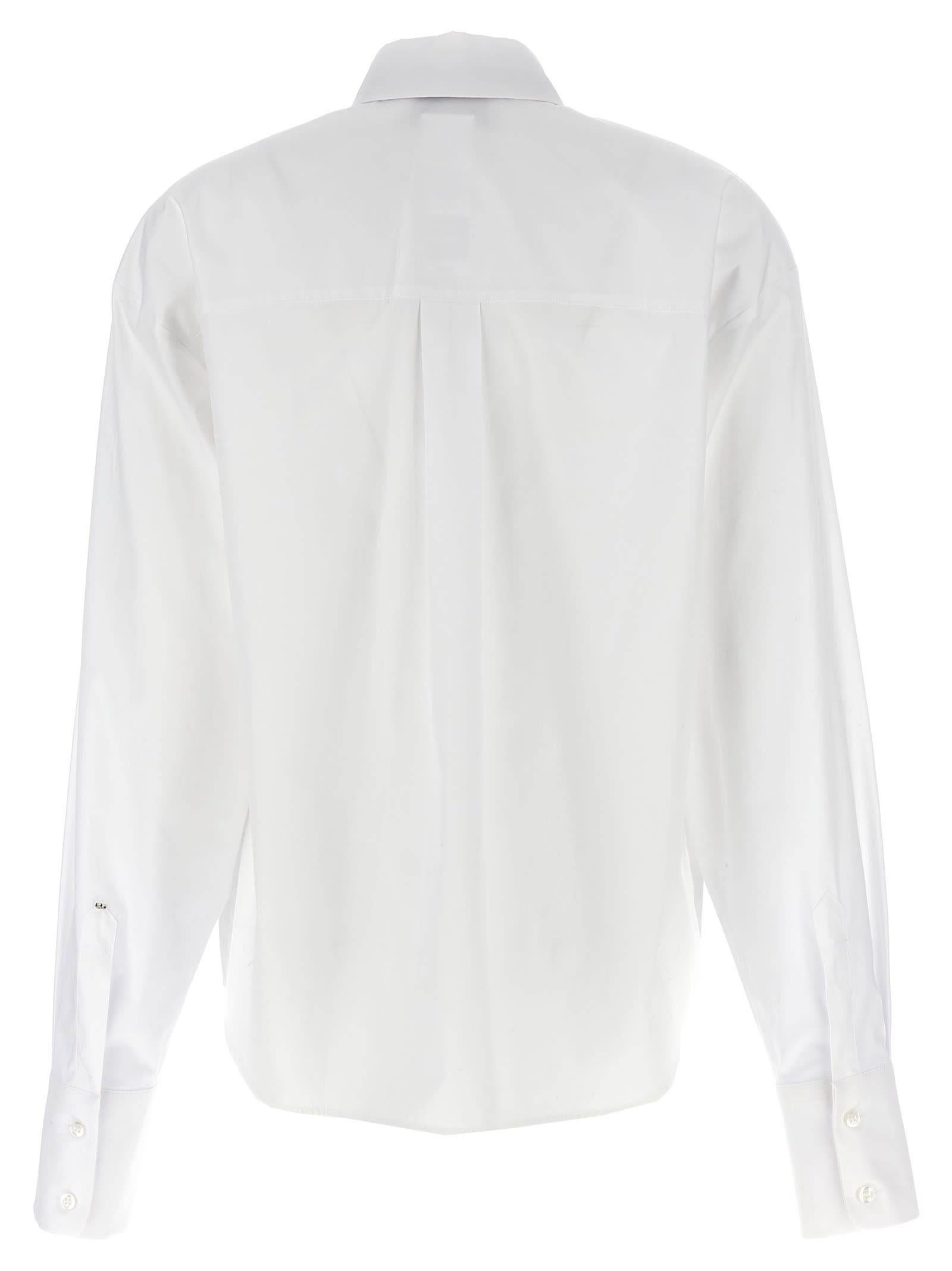 Shop Sportmax Gesso Shirt In Optical White