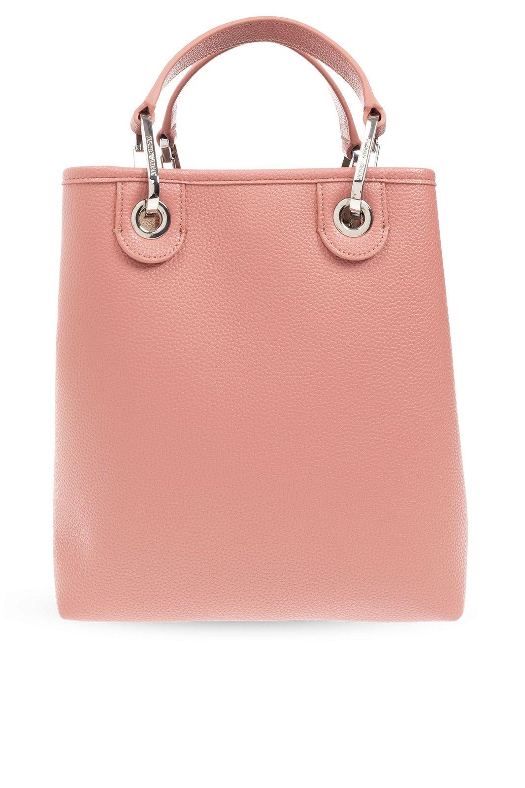 Shop Emporio Armani Shoulder Bag In Pink