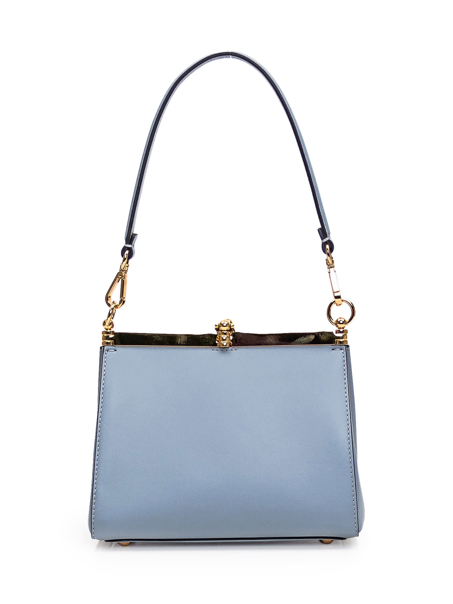 Shop Etro Mini Vela Bag In Cielo