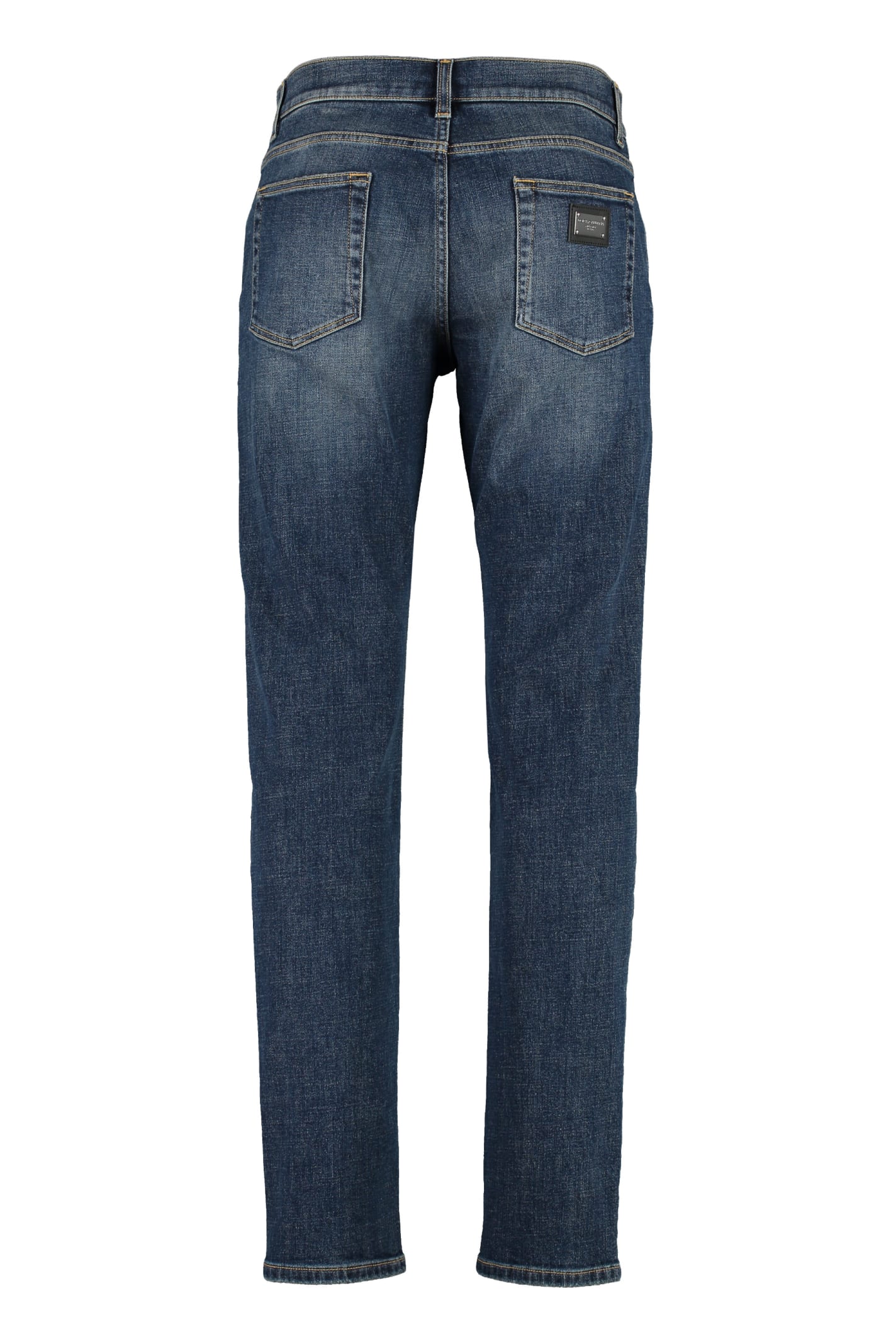 Shop Dolce & Gabbana Slim Fit Jeans In Denim