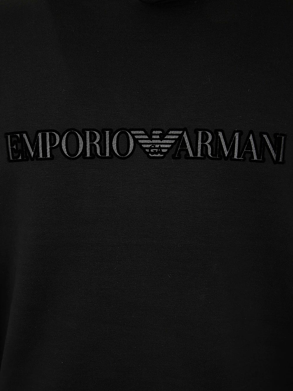 Shop Emporio Armani Sweatshirt In Logo Black