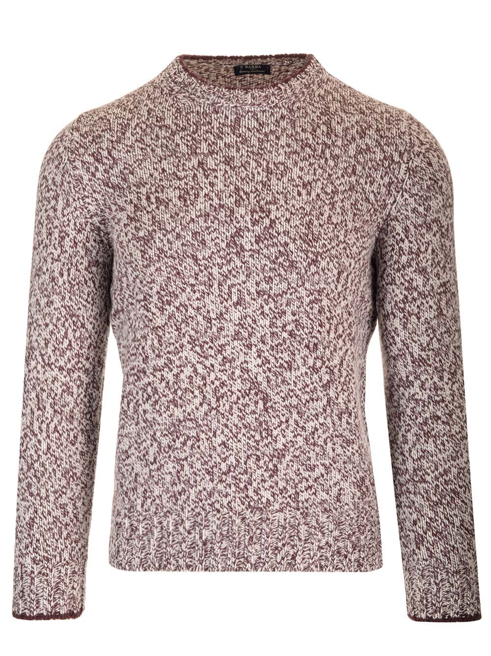 Moulinè Wool Crewneck Sweater