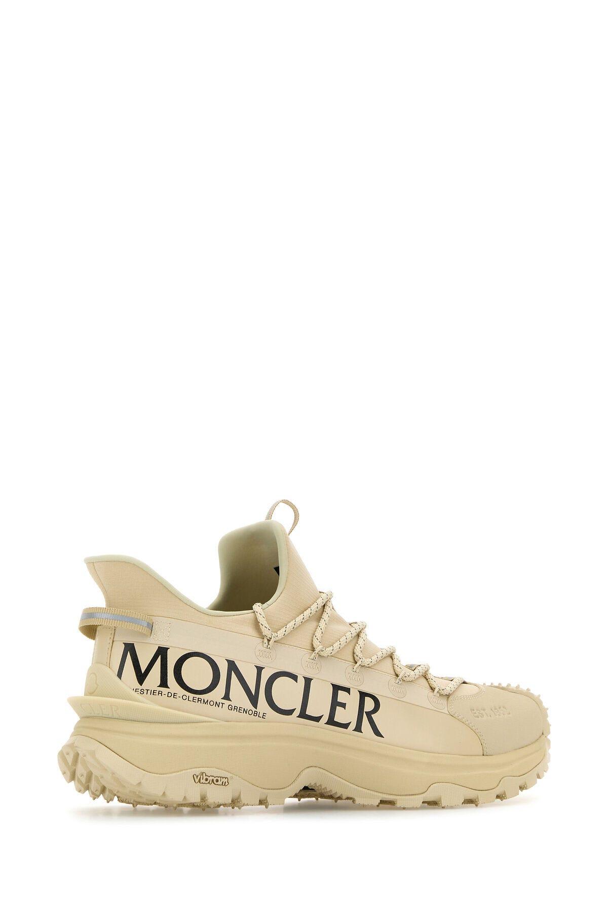 Shop Moncler Beige Fabric And Rubber Trailgrip Lite2 Sneakers In Multicolour