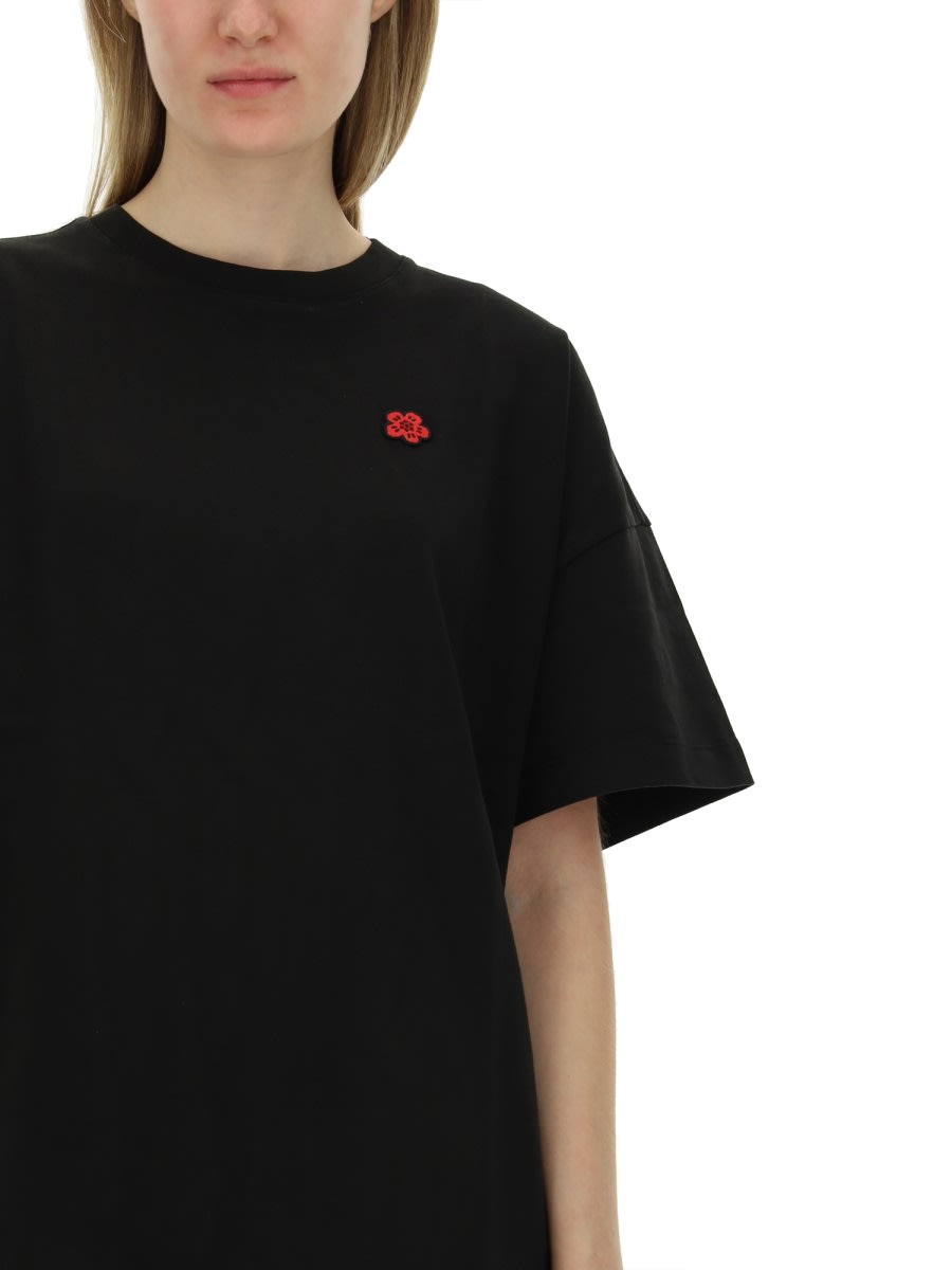 Shop Kenzo T-shirt Dress In Black