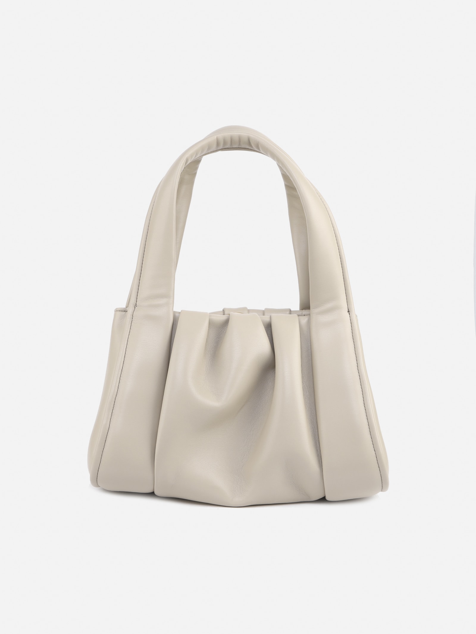 THEMOIRè Clio Bag In Faux Leather With Curled Detail