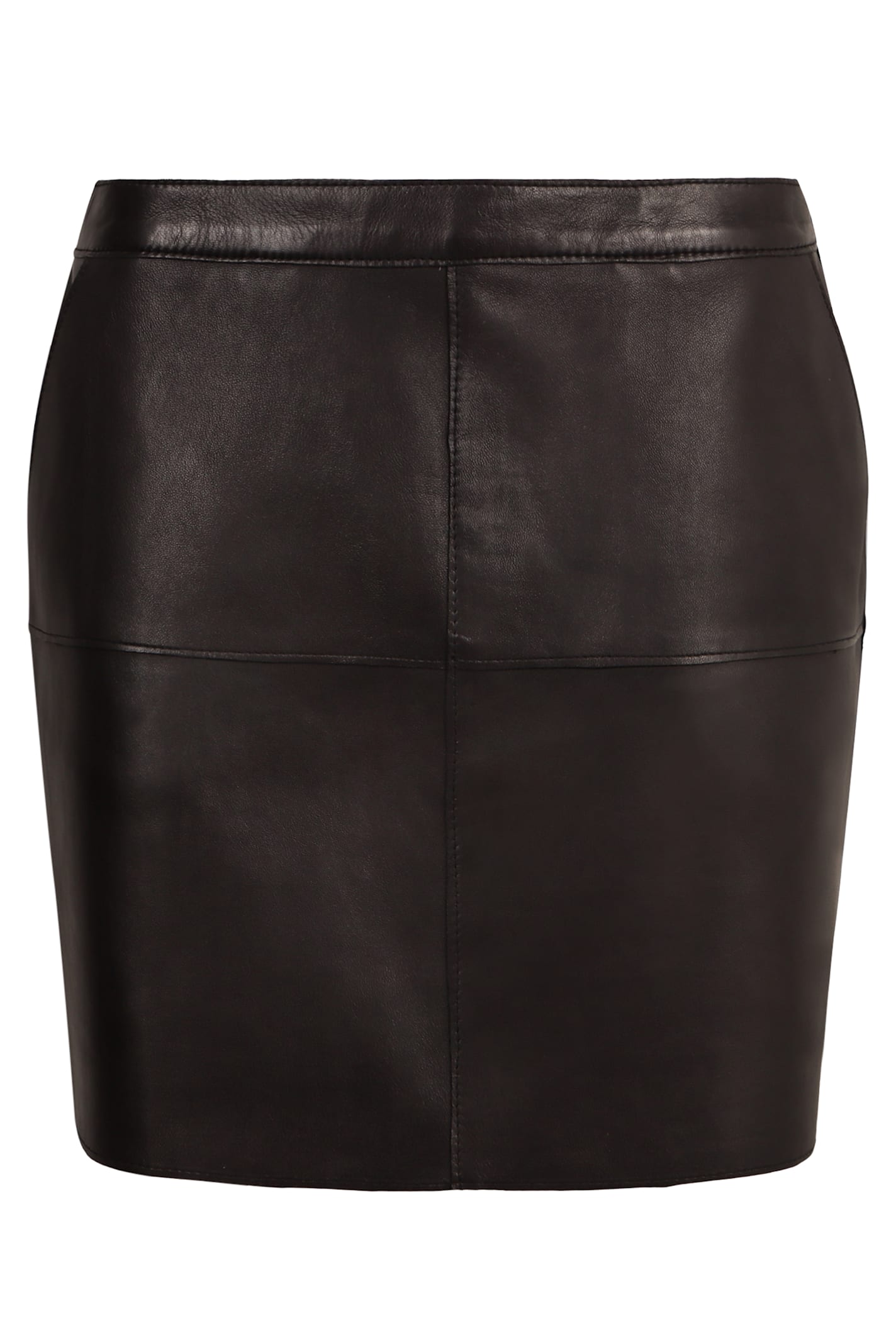 Parosh Leather Mini Skirt