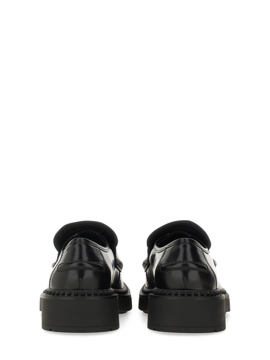 Shop Ash Medusa Loafer In Black