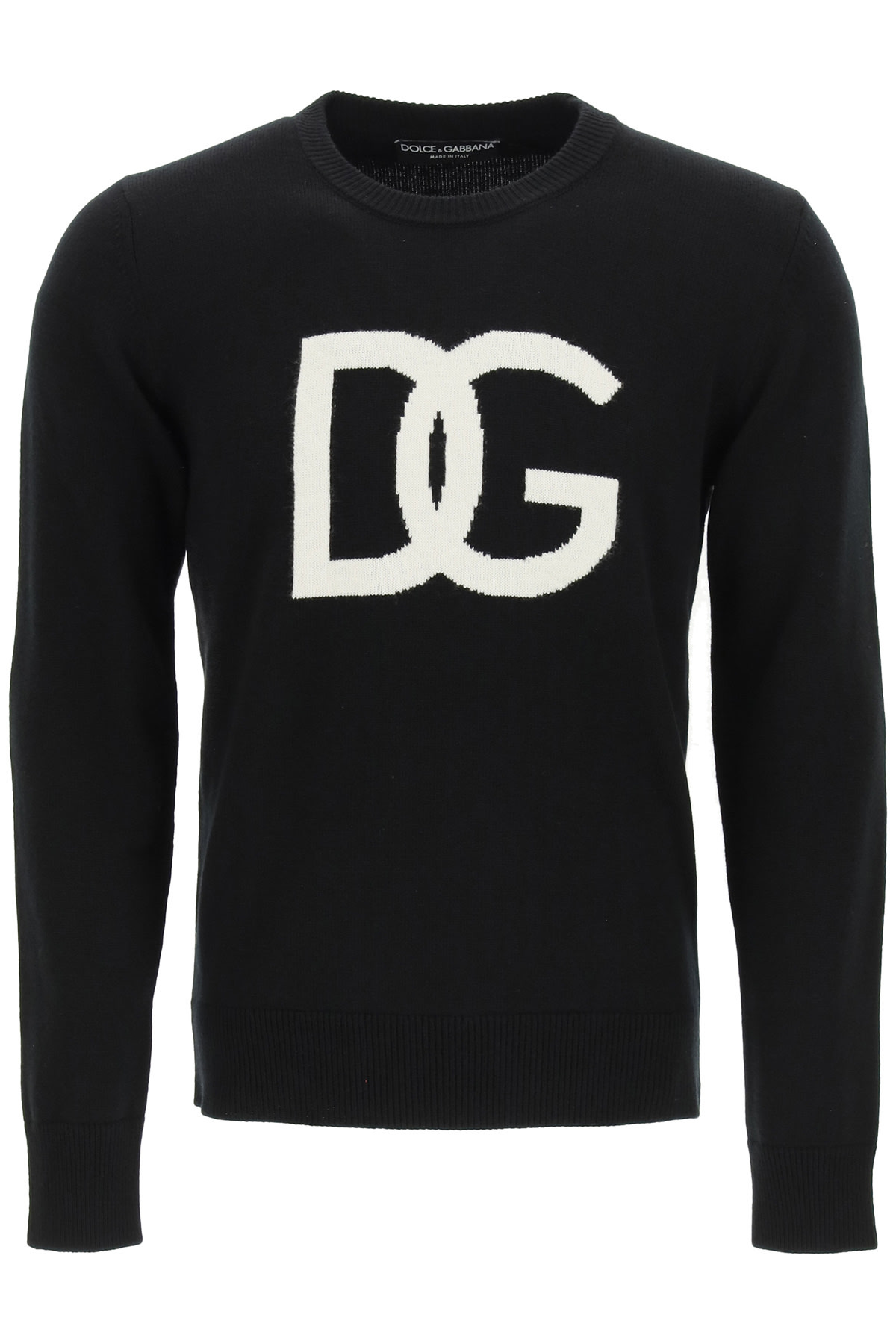 Dolce & Gabbana Dg Logo Intarsia Sweater